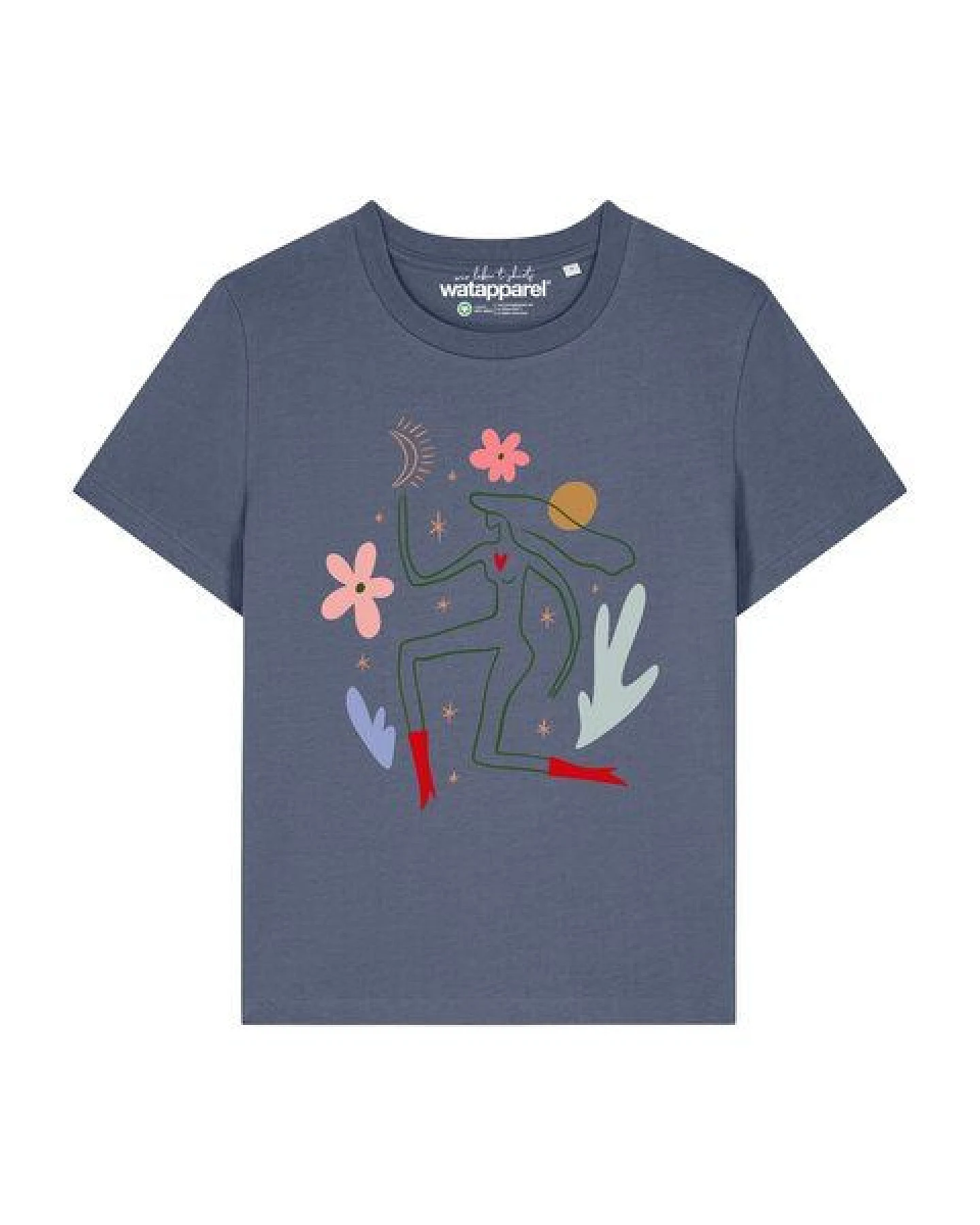 watapparel T-Shirt Frauen Love and flex – Ansicht 2