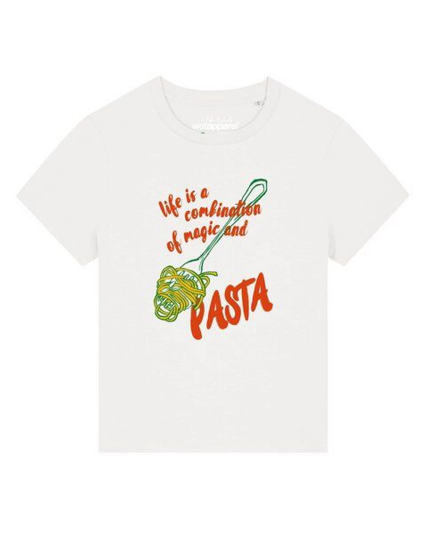 watapparel T-Shirt Frauen Magic and pasta – Ansicht 2