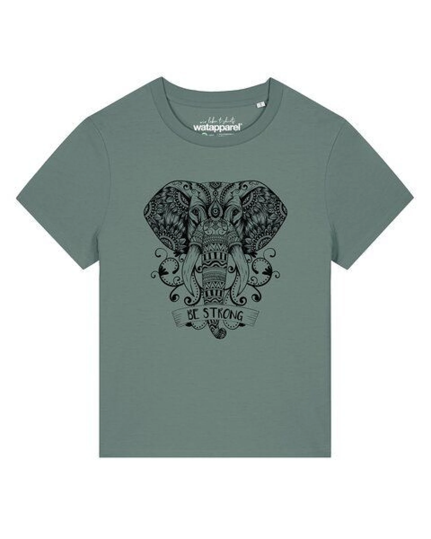 watapparel T-Shirt Frauen Mandala Elephant – Ansicht 2