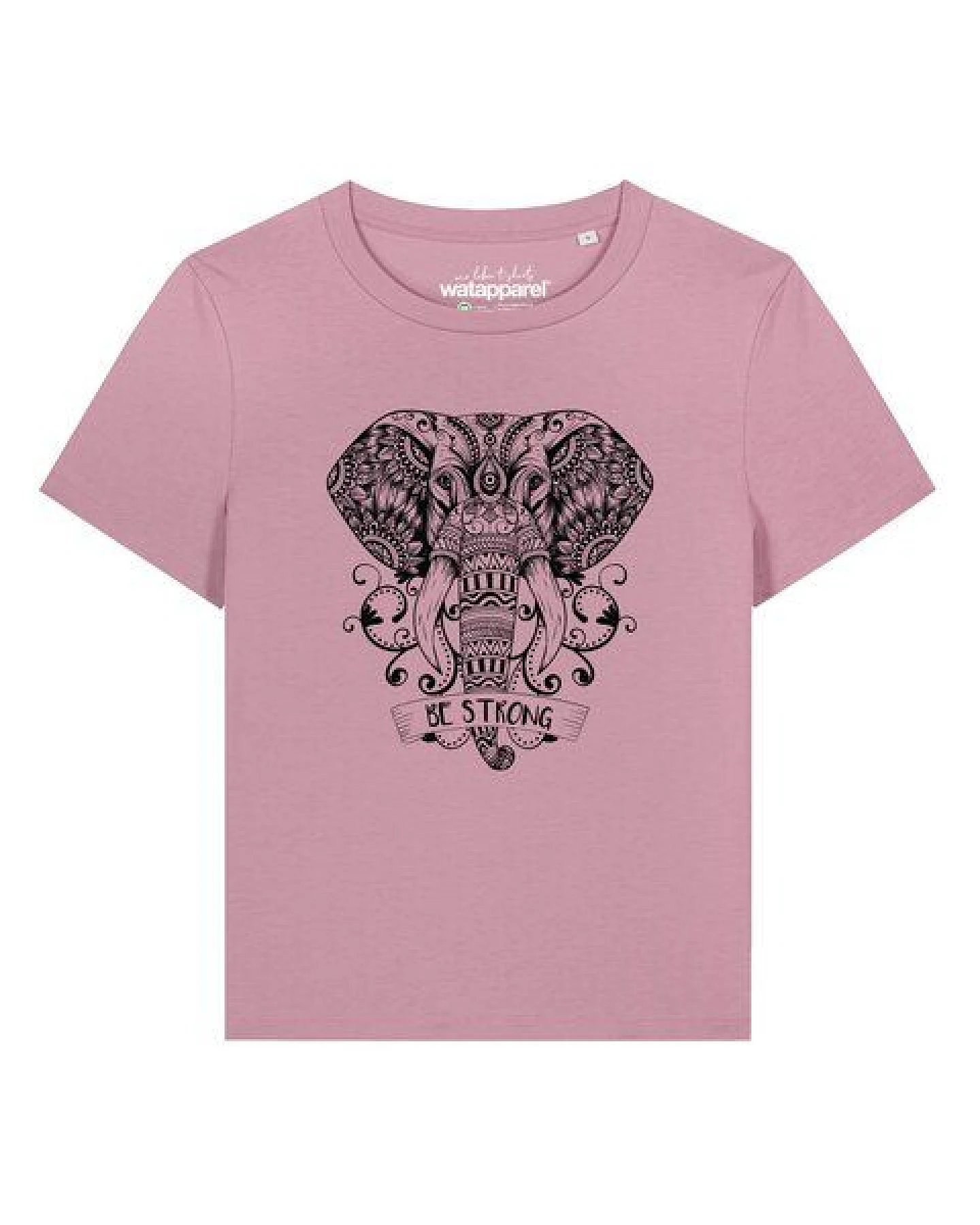 watapparel T-Shirt Frauen Mandala Elephant – Ansicht 2