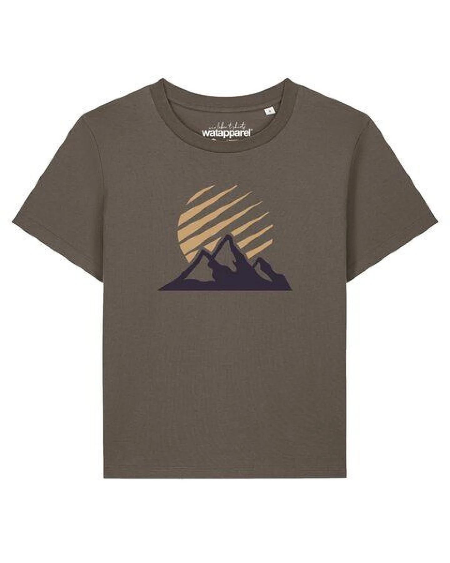 watapparel T-Shirt Frauen Mountain and Sun – Ansicht 2