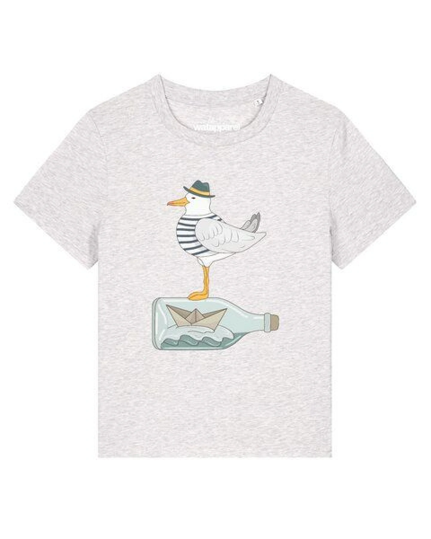 watapparel T-Shirt Frauen Möwe mit Hut – Ansicht 2
