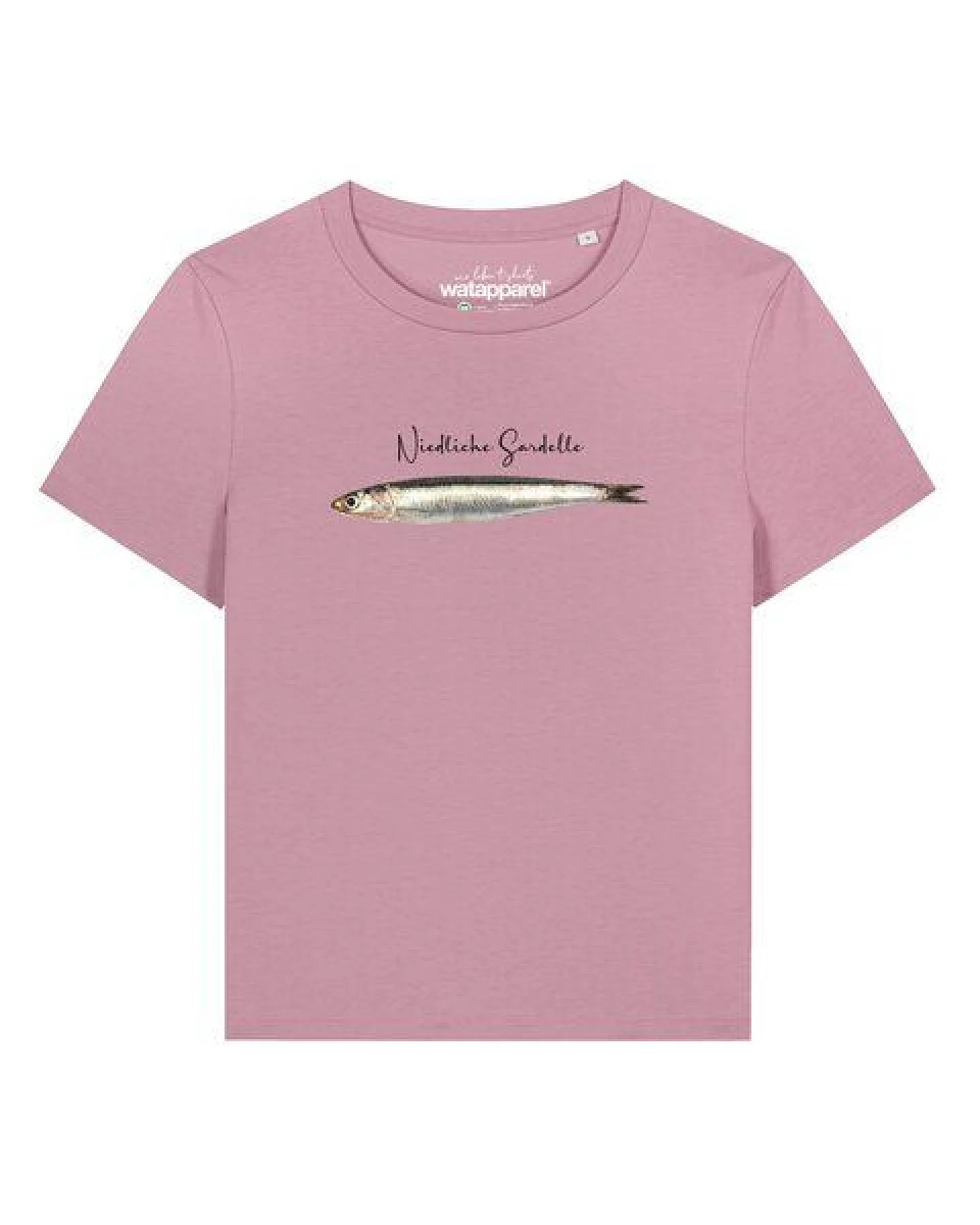 watapparel T-Shirt Frauen Niedliche Sardelle – Ansicht 2