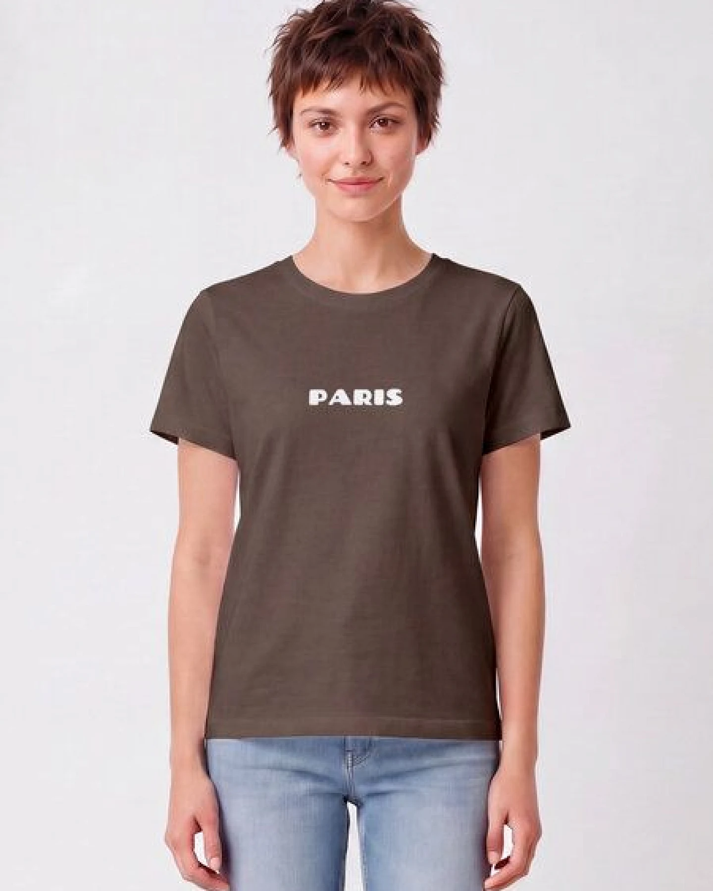 watapparel T-Shirt Frauen Paris Flora – Ansicht 2