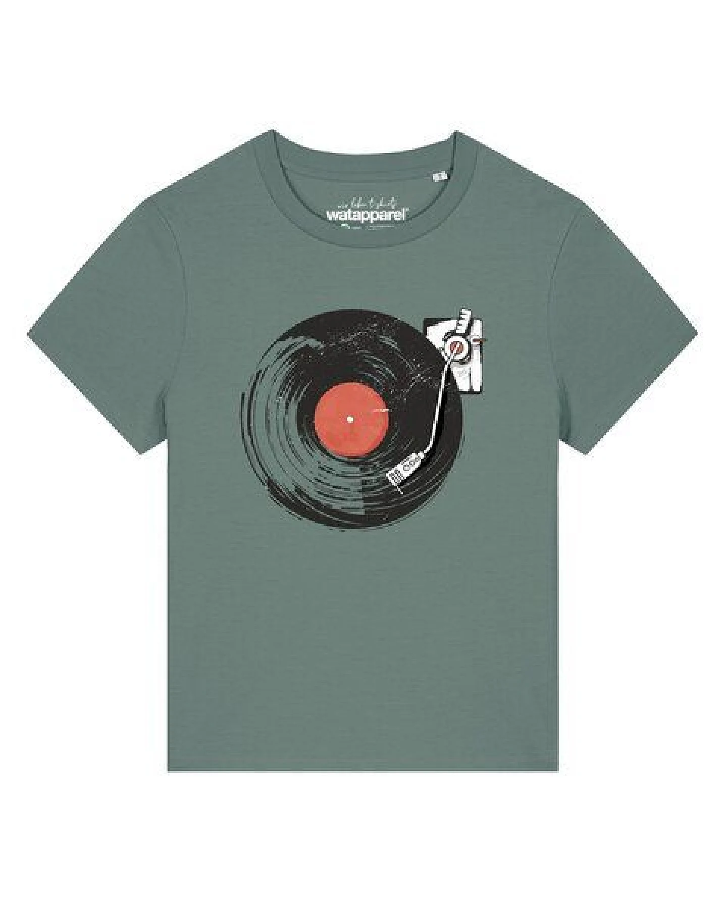 watapparel T-Shirt Frauen Schallplatte – Ansicht 2