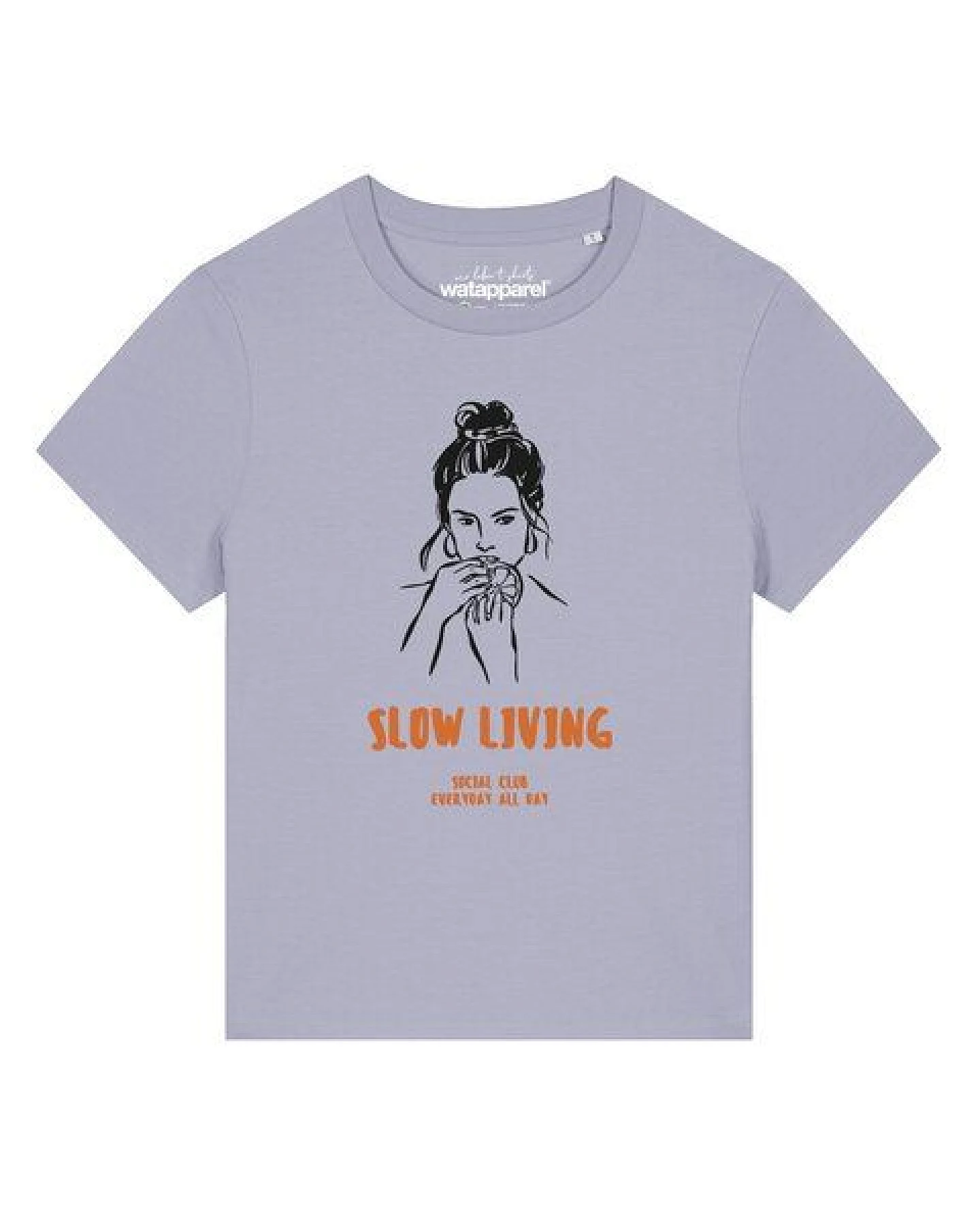 watapparel T-Shirt Frauen Slow living – Ansicht 2