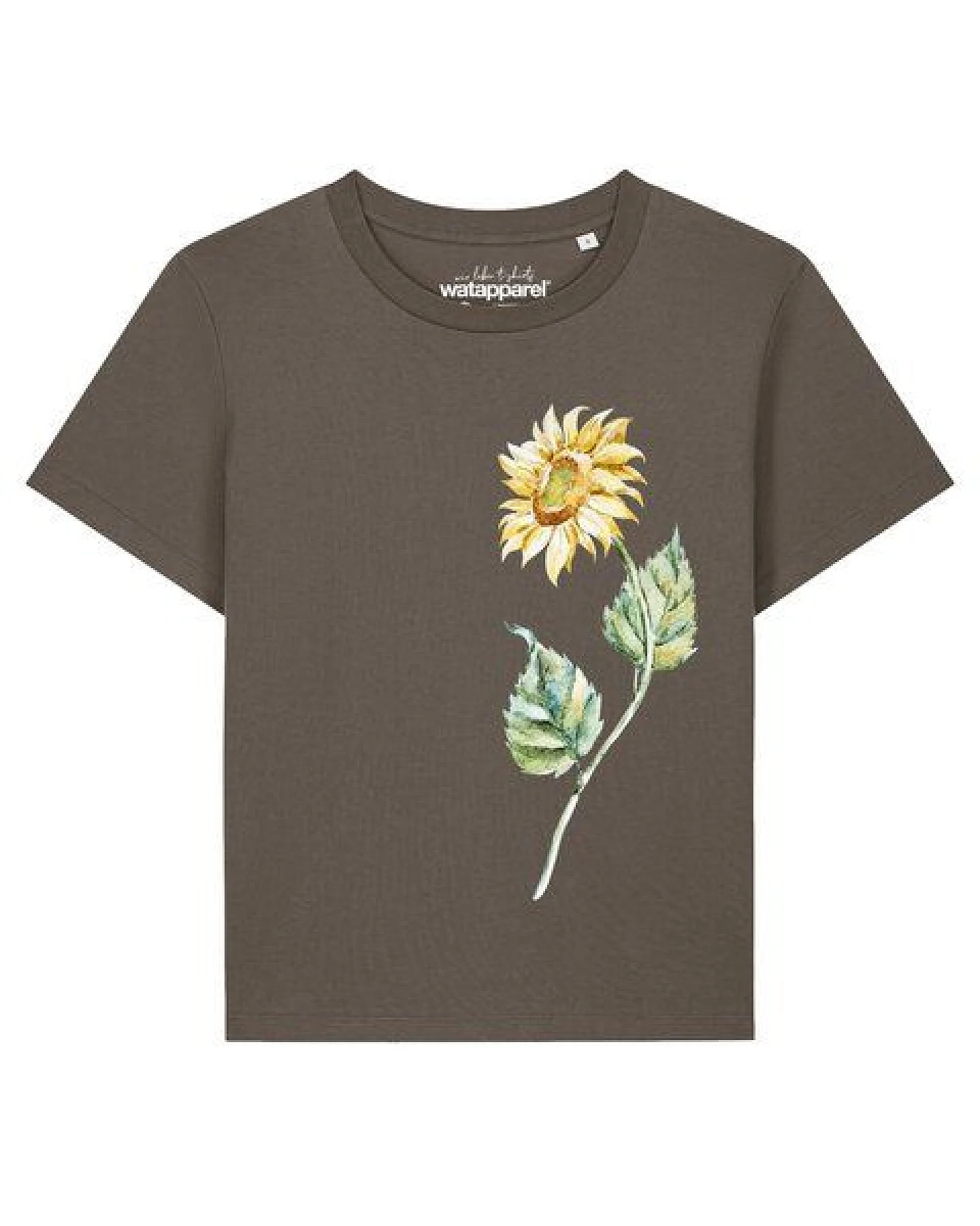 watapparel T-Shirt Frauen Sonnenblume – Ansicht 2