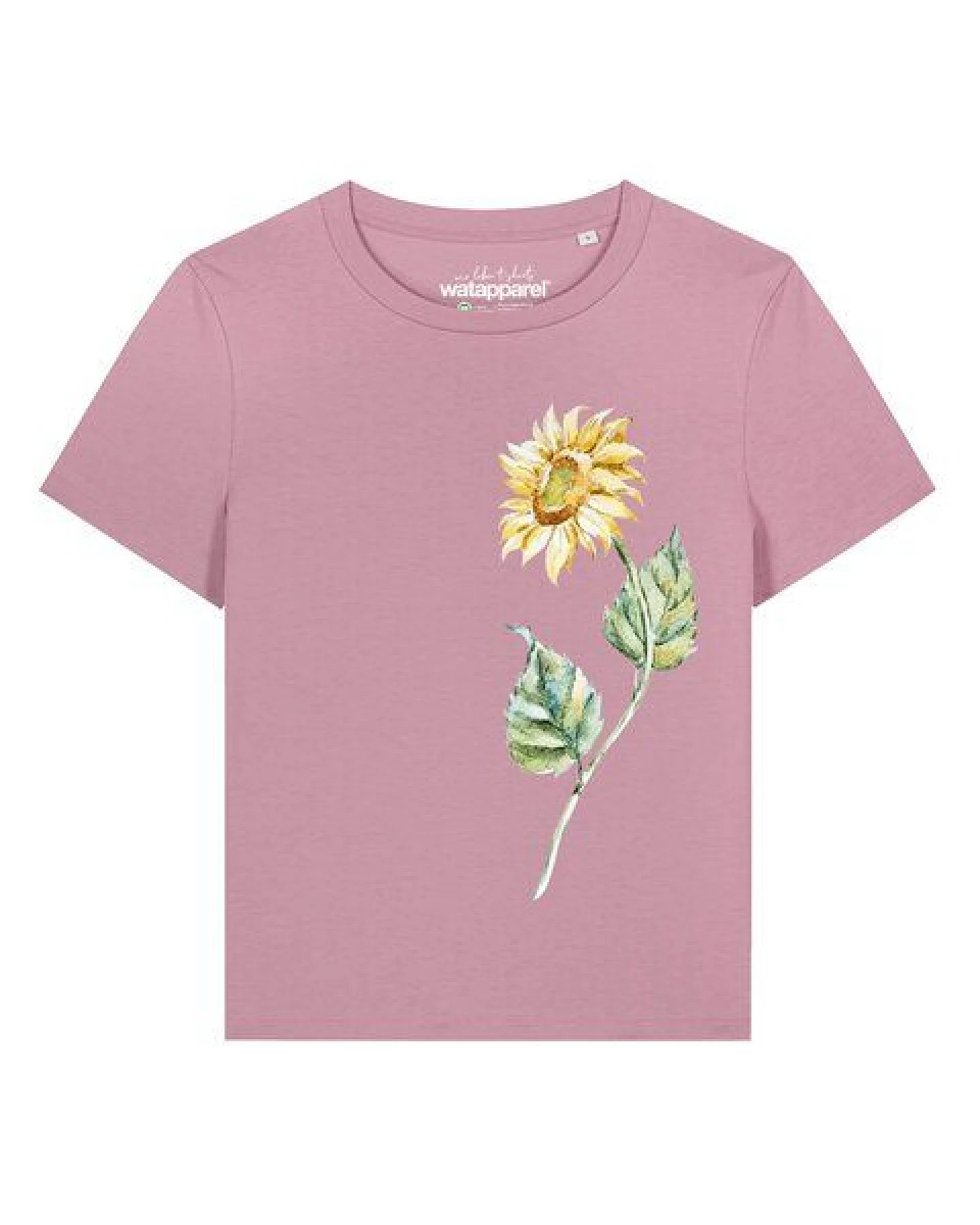 watapparel T-Shirt Frauen Sonnenblume – Ansicht 2