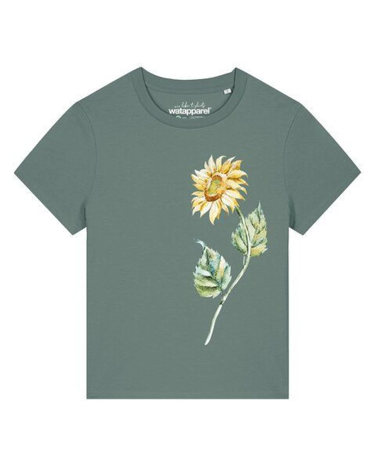 watapparel T-Shirt Frauen Sonnenblume – Ansicht 2