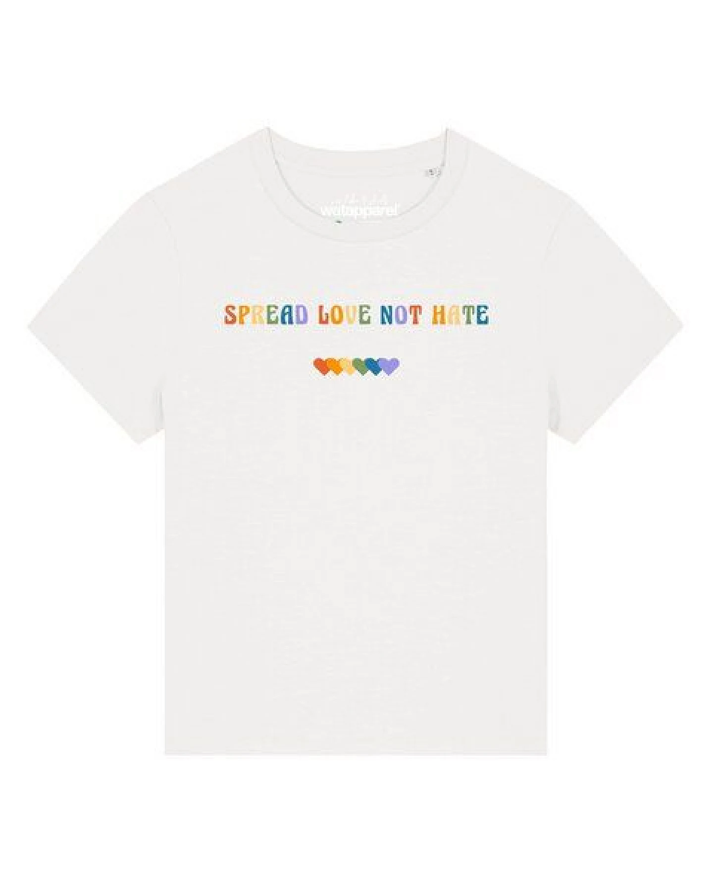 watapparel T-Shirt Frauen Spread Love not Hate – Ansicht 2