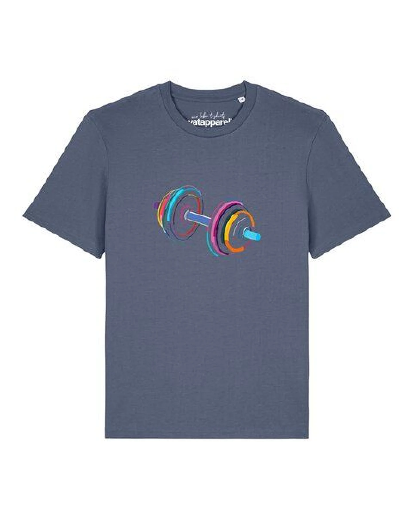 watapparel T-Shirt Unisex 80s Hantel – Ansicht 2