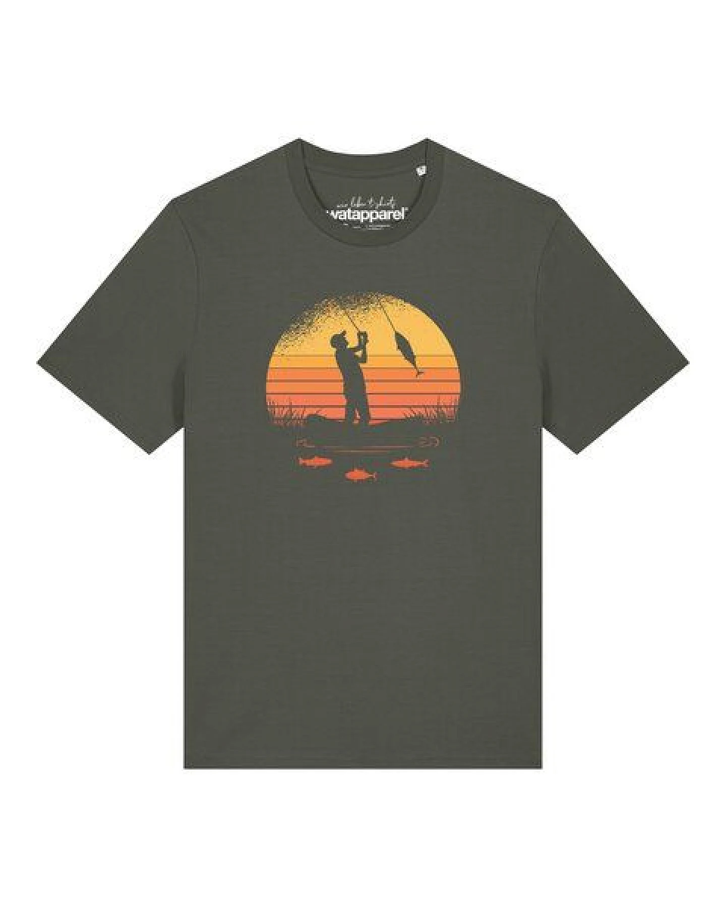 watapparel T-Shirt Unisex Angler – Ansicht 2