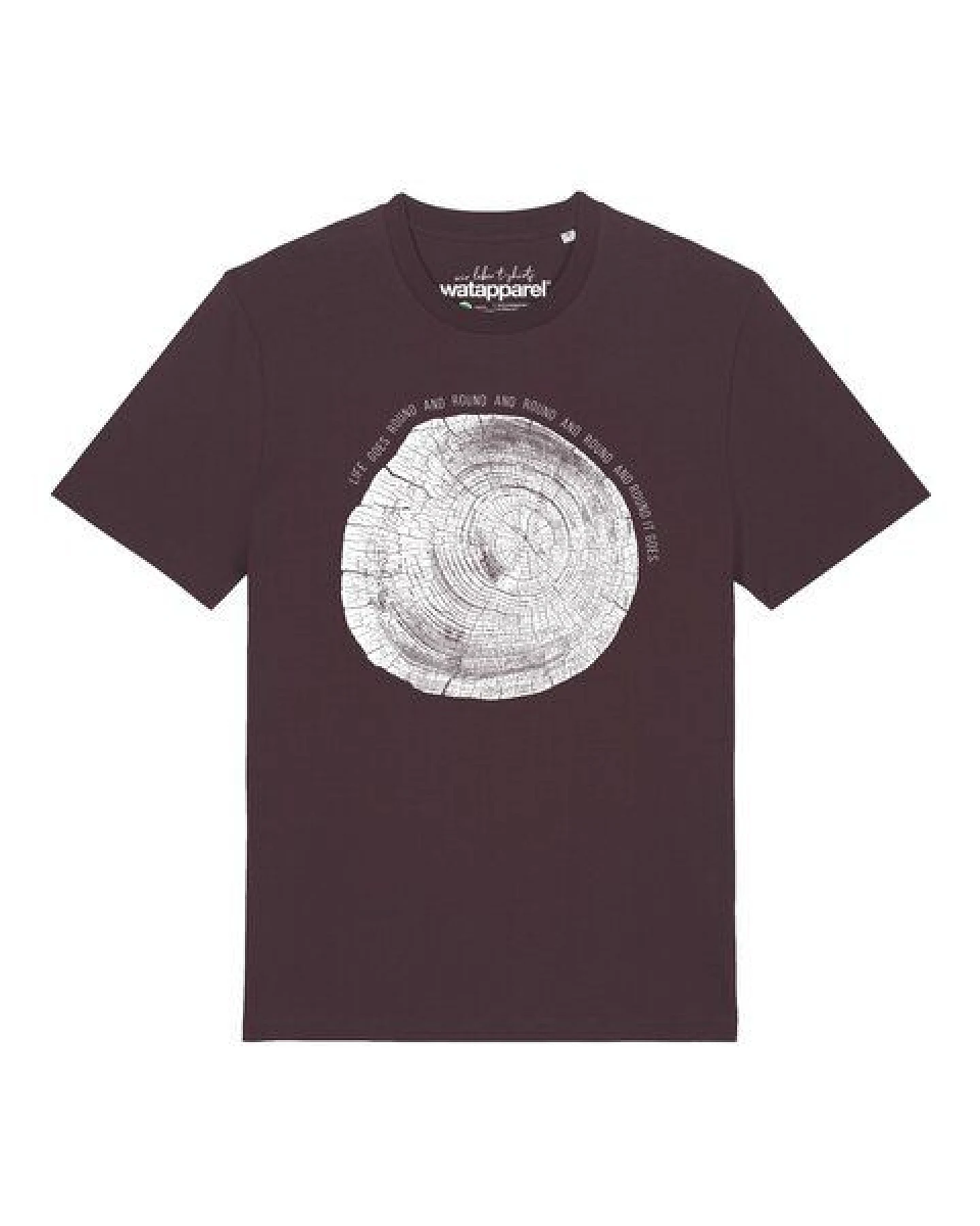 watapparel T-Shirt Unisex Baumscheibe – Ansicht 2