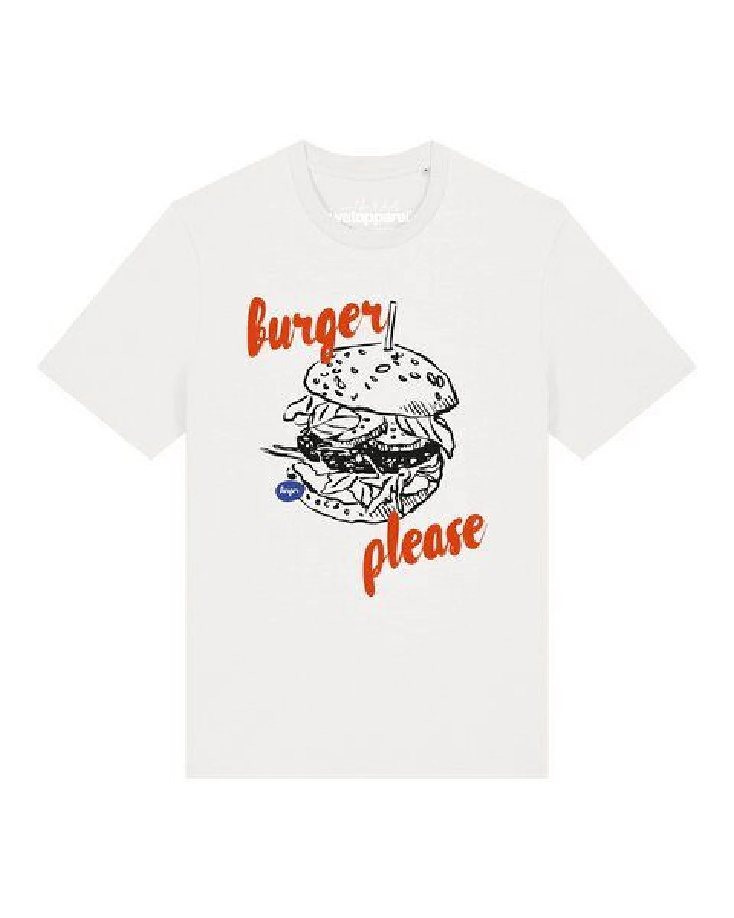 watapparel T-Shirt Unisex Burger please – Ansicht 2