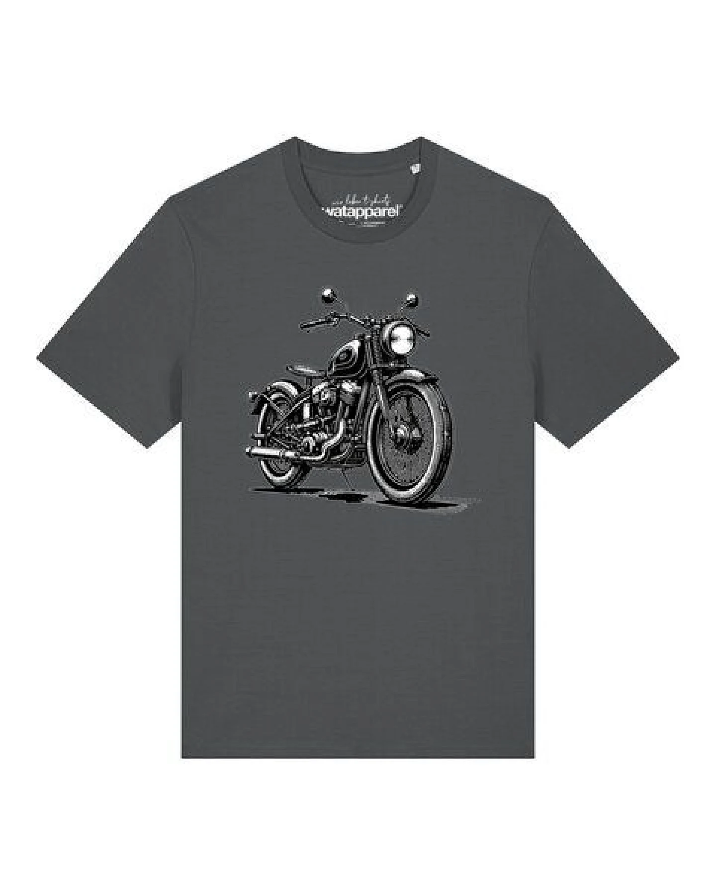 watapparel T-Shirt Unisex Classic Motorrad – Ansicht 2