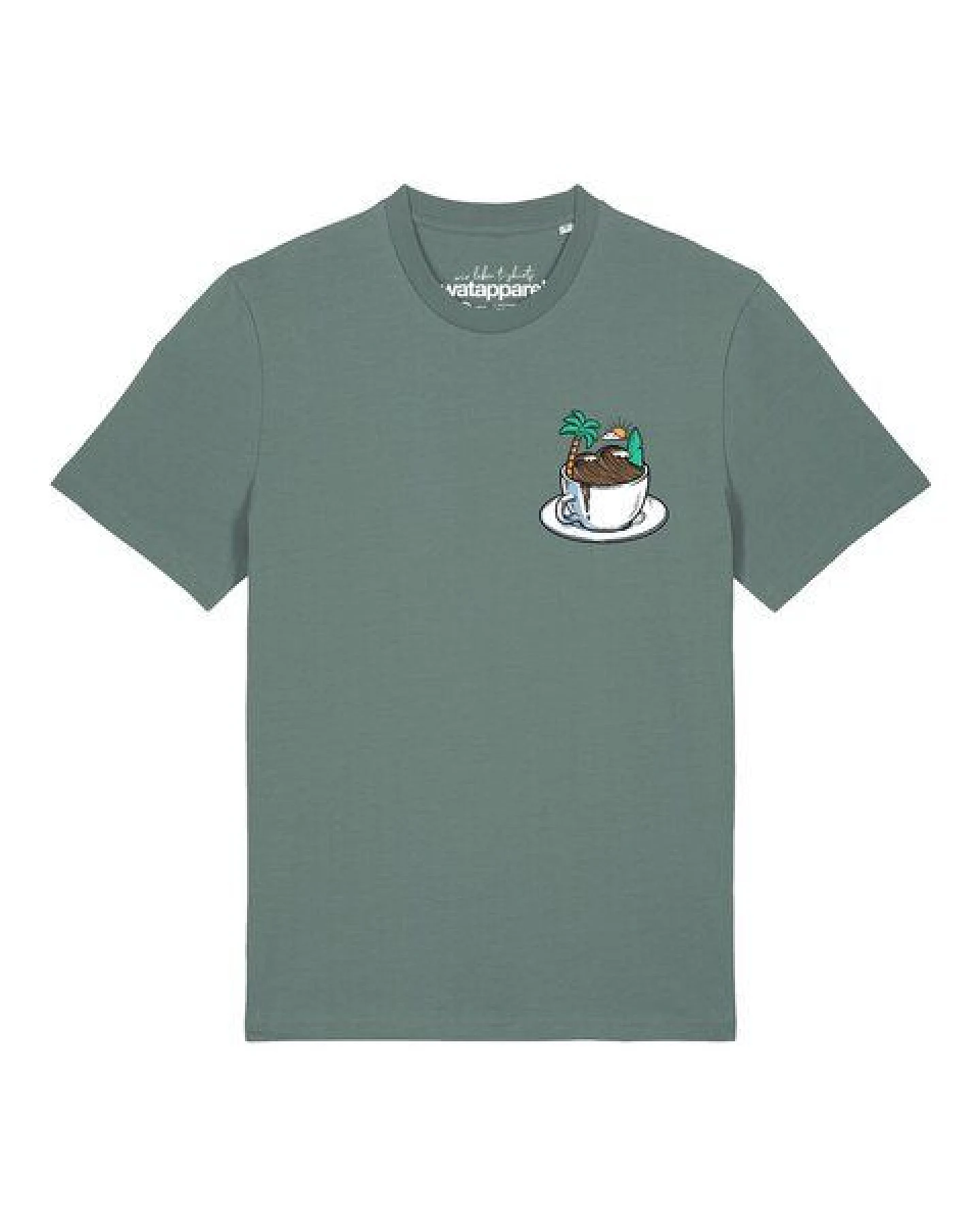 watapparel T-Shirt Unisex Coffee waves – Ansicht 2