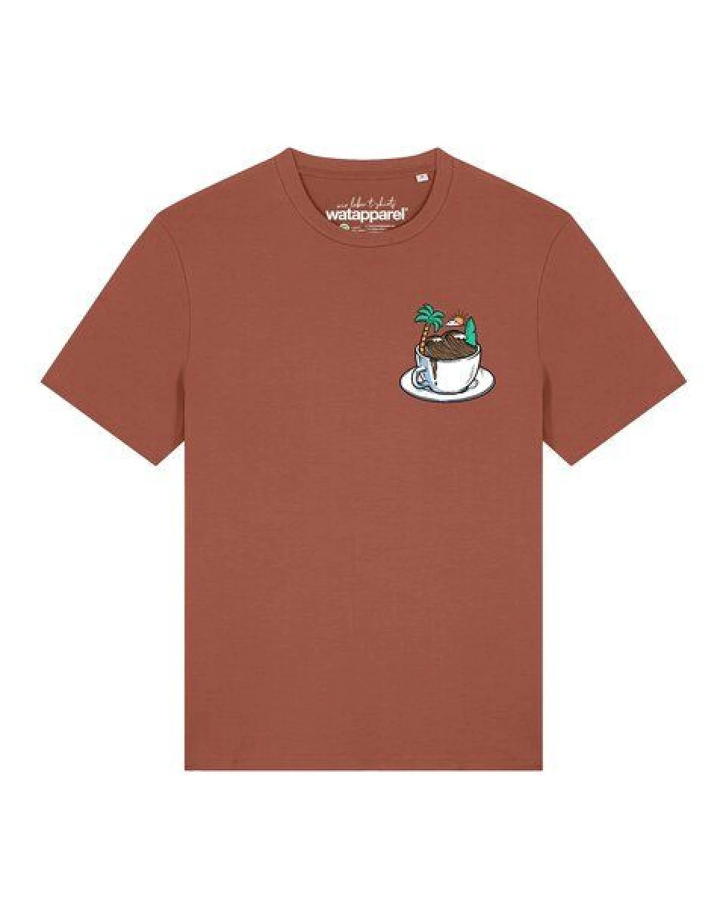 watapparel T-Shirt Unisex Coffee waves – Ansicht 2