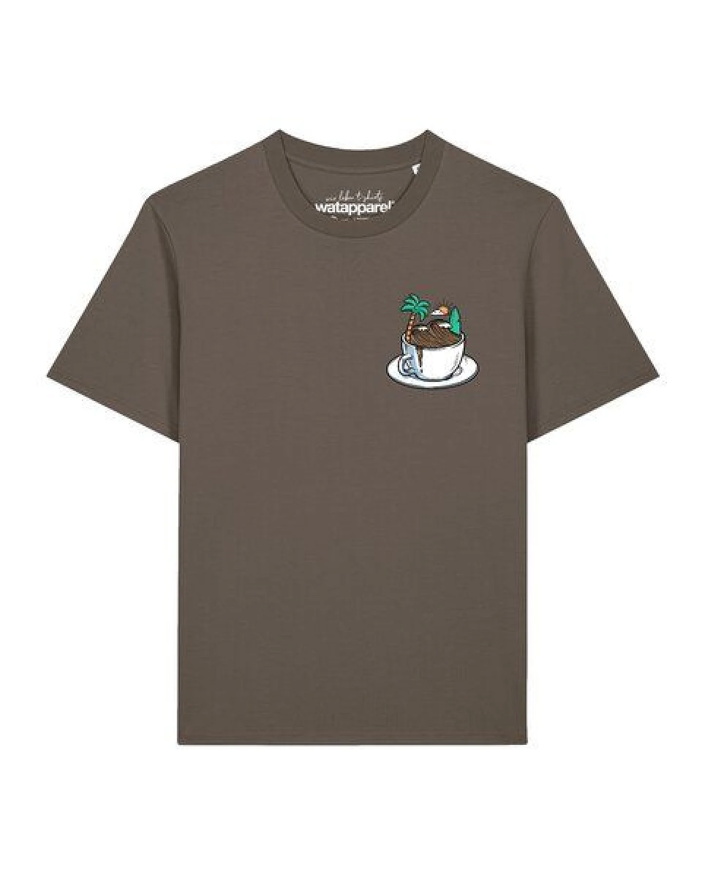watapparel T-Shirt Unisex Coffee waves – Ansicht 2
