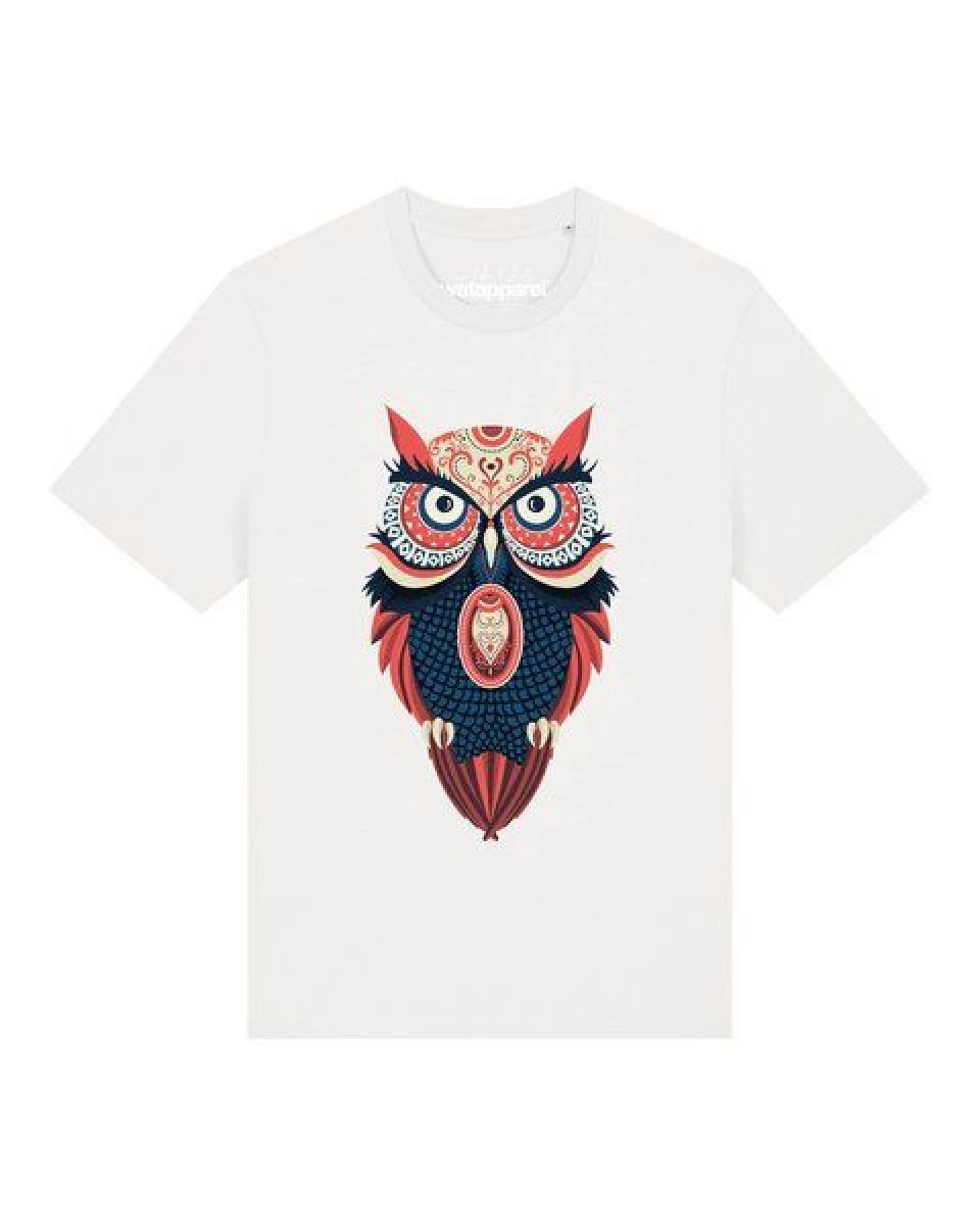 watapparel T-Shirt Unisex Colorful Owl – Ansicht 2