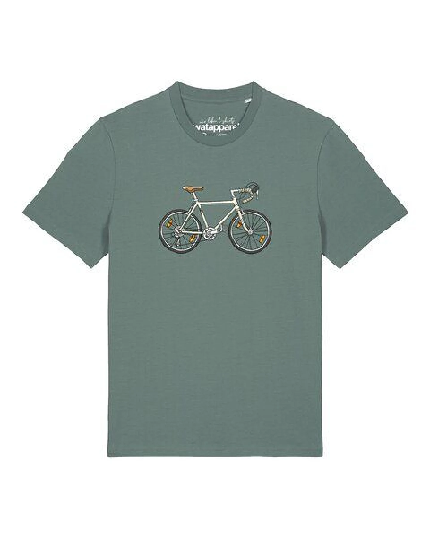 watapparel T-Shirt Unisex Doodle Bike – Ansicht 2