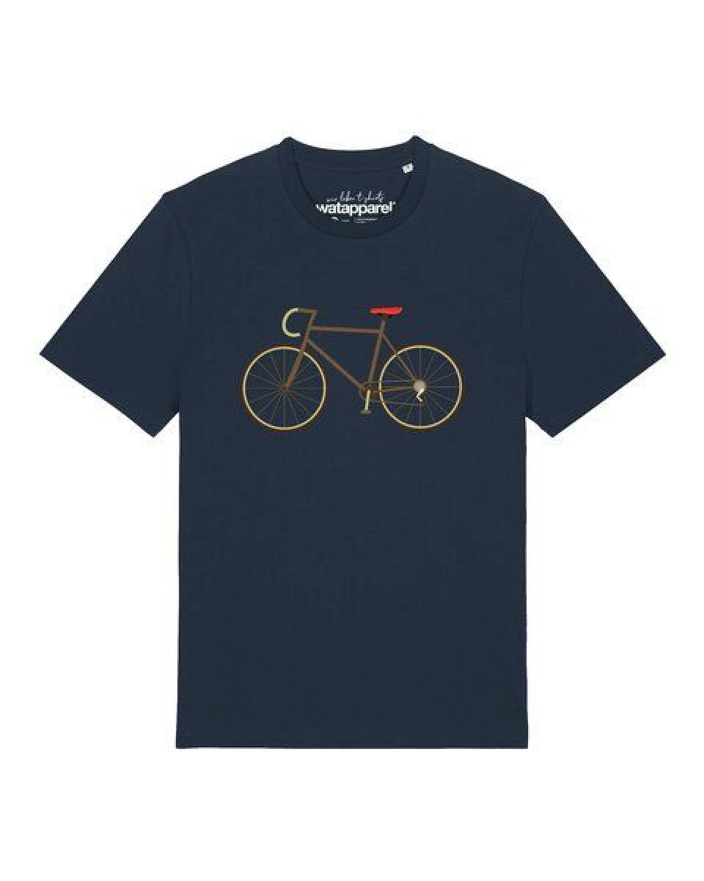 watapparel T-Shirt Unisex Fahrrad – Ansicht 2