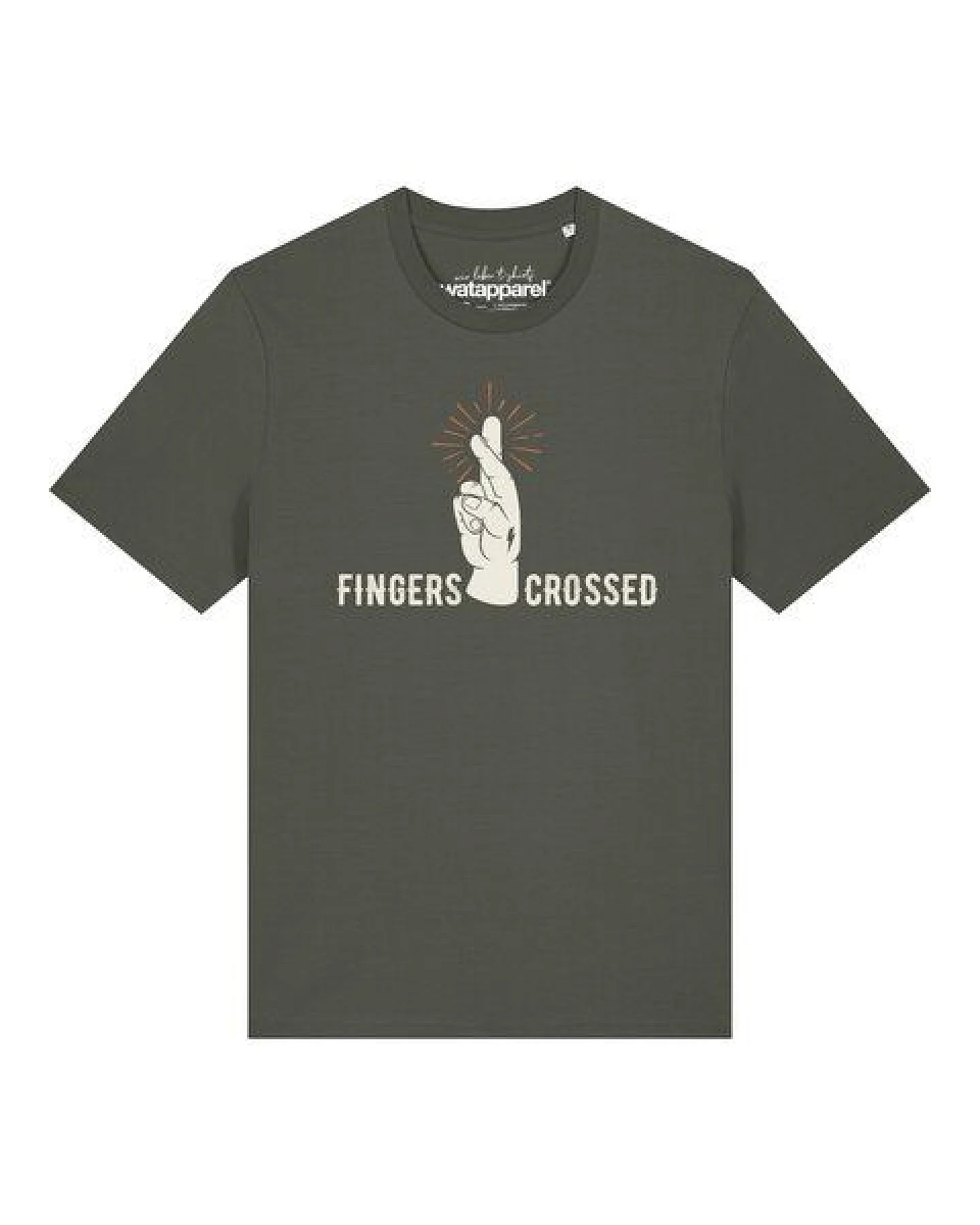 watapparel T-Shirt Unisex Fingers crossed – Ansicht 2