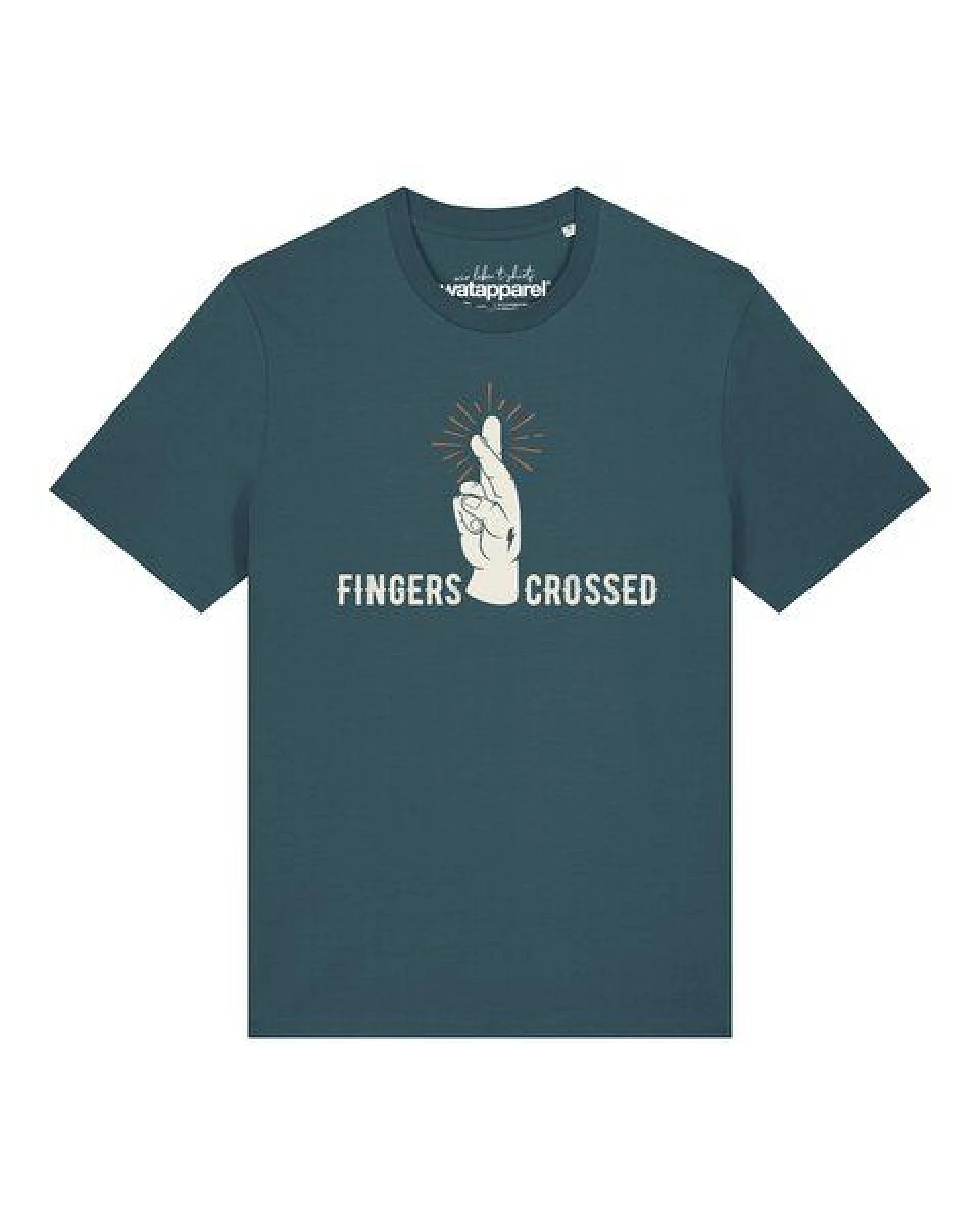 watapparel T-Shirt Unisex Fingers crossed – Ansicht 2