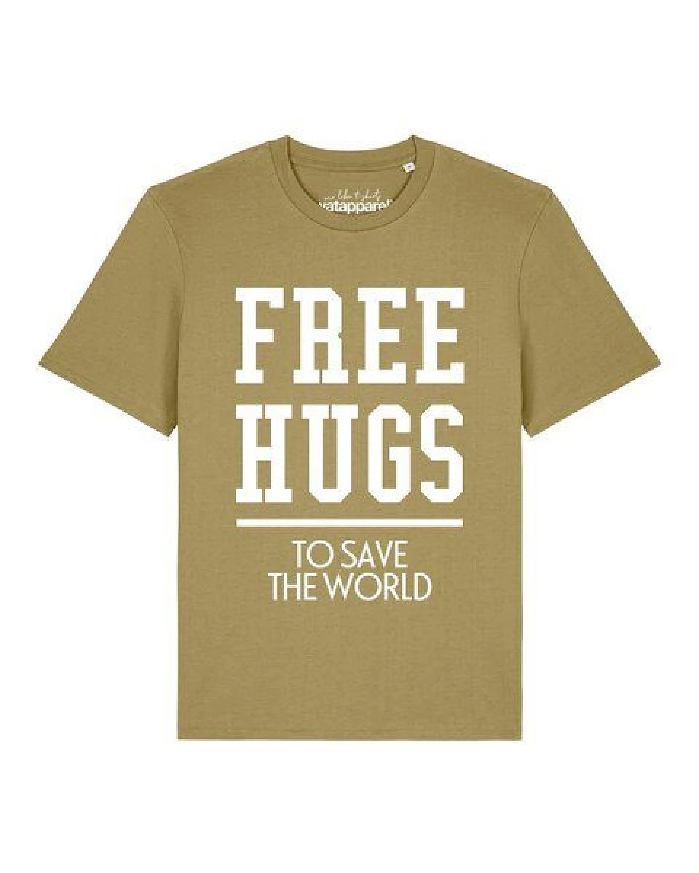 watapparel T-Shirt Unisex Free hugs to save the world – Ansicht 2