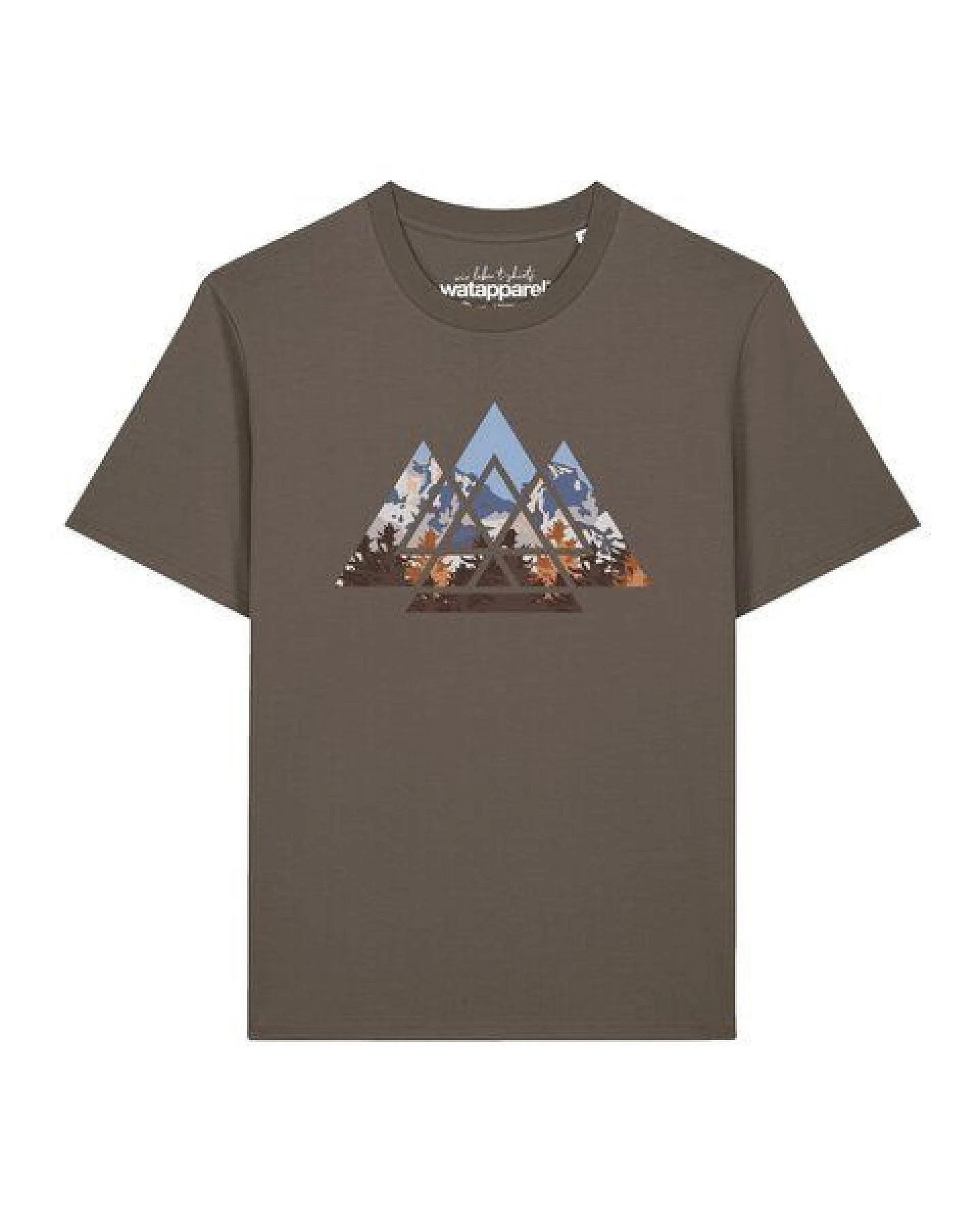 watapparel T-Shirt Unisex Geometric Landscape – Ansicht 2