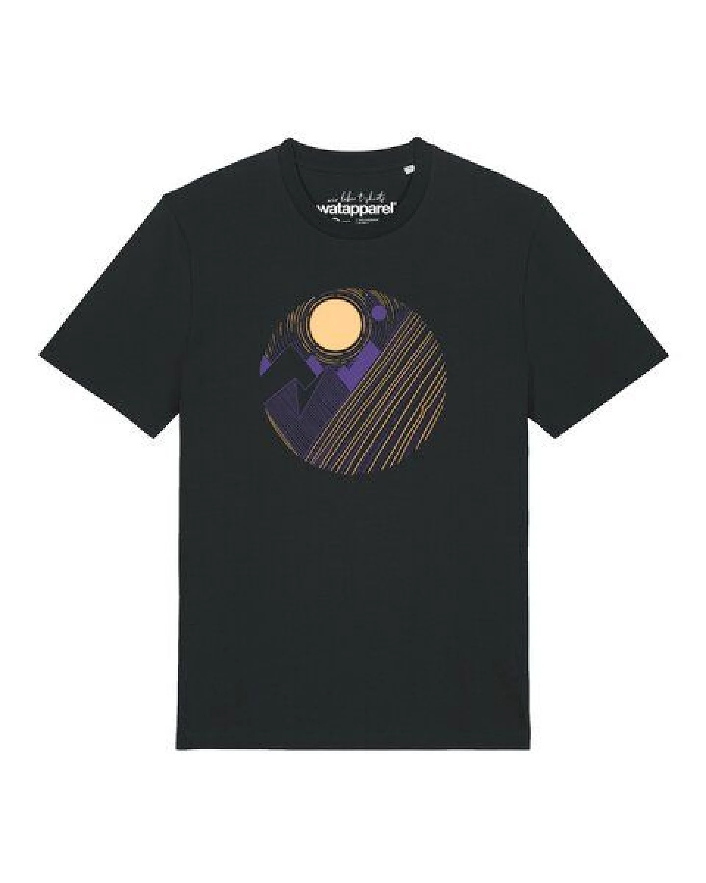 watapparel T-Shirt Unisex Geometric Landscape 3 – Ansicht 2