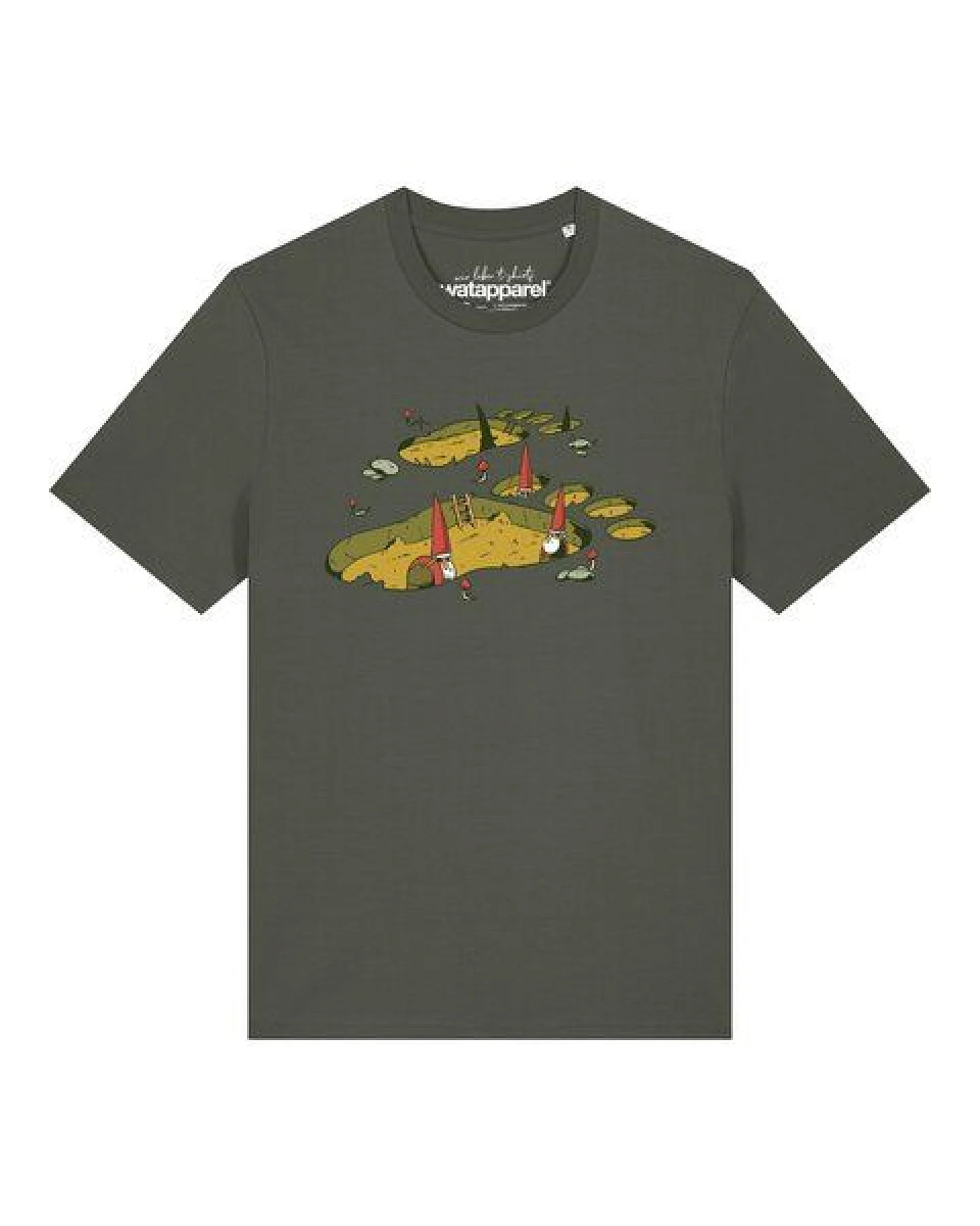 watapparel T-Shirt Unisex Gnome Footprint – Ansicht 2