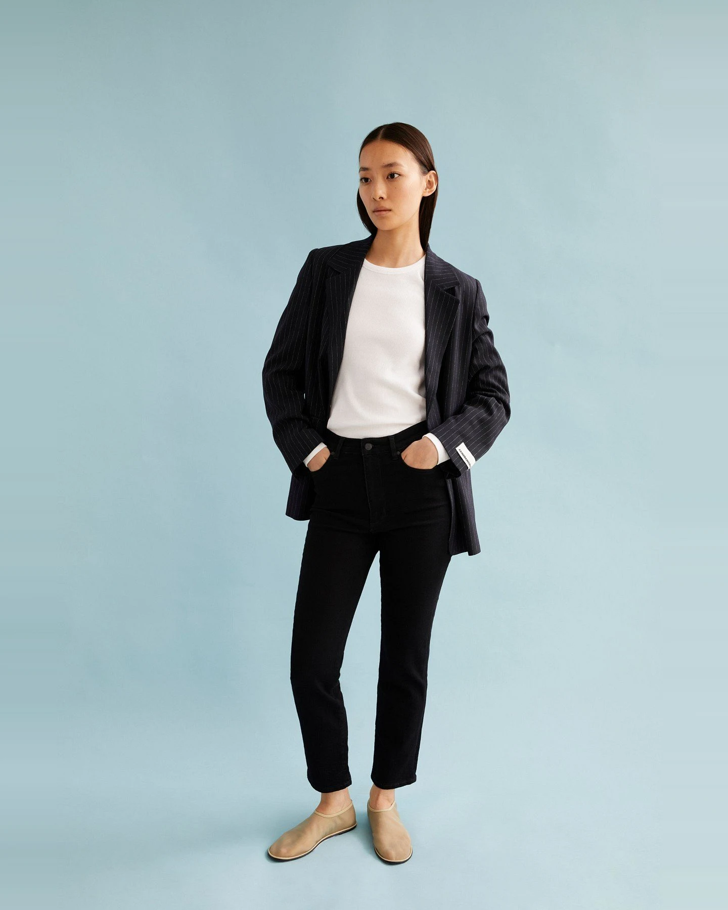 Jeans Lejaani x Stretch Rinse Black – Ansicht 6