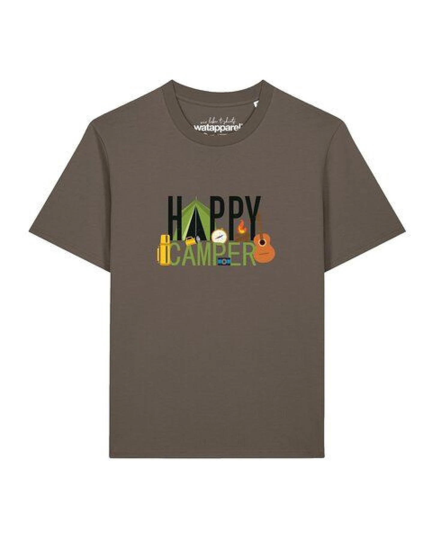 watapparel T-Shirt Unisex Happy Camper – Ansicht 2