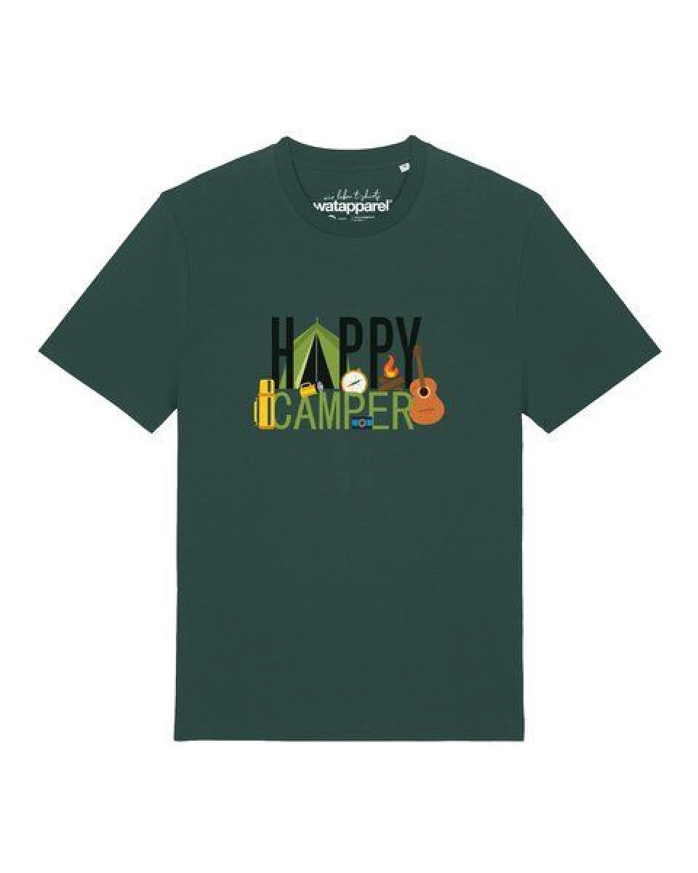 watapparel T-Shirt Unisex Happy Camper – Ansicht 2