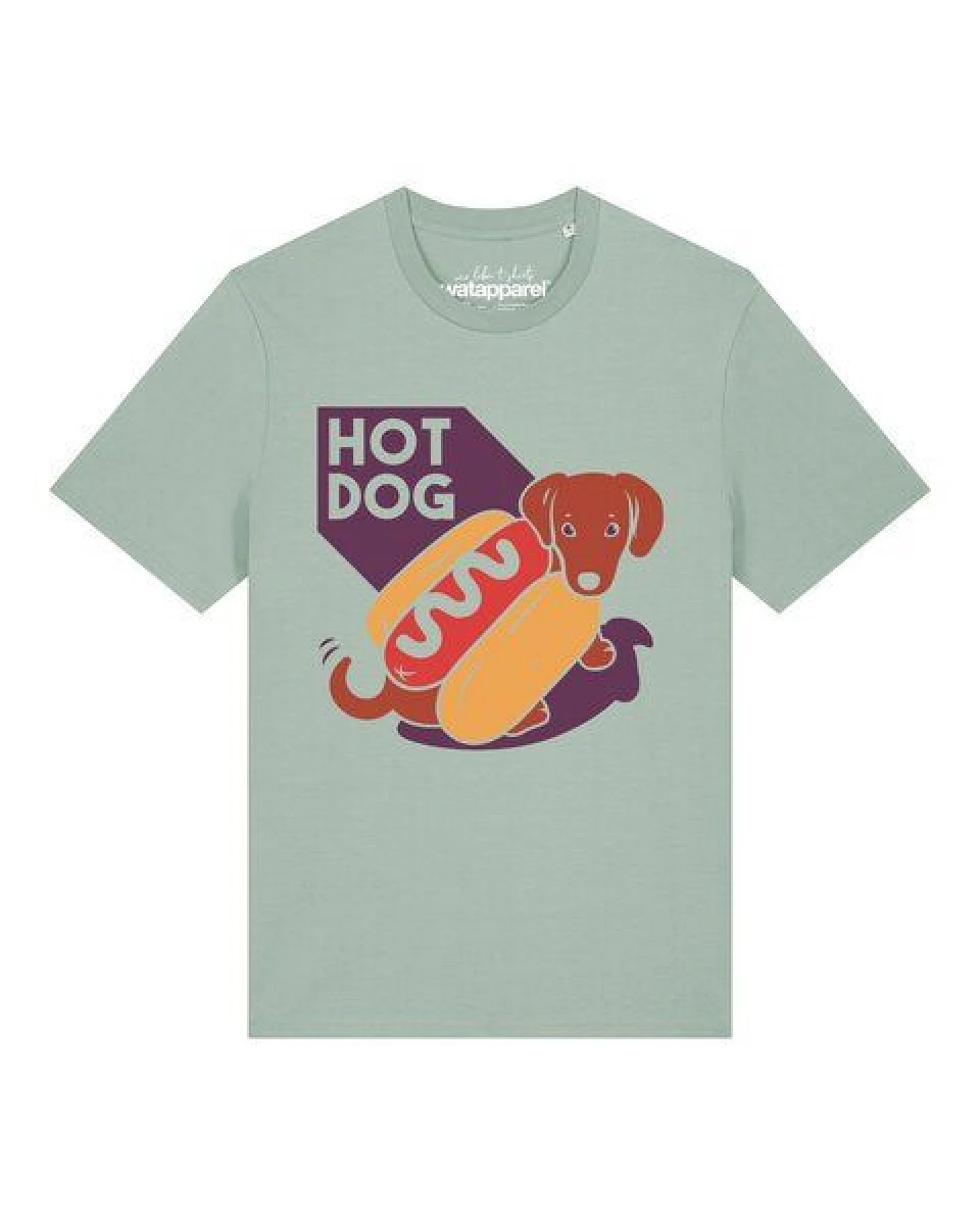 watapparel T-Shirt Unisex Hot Dog – Ansicht 2
