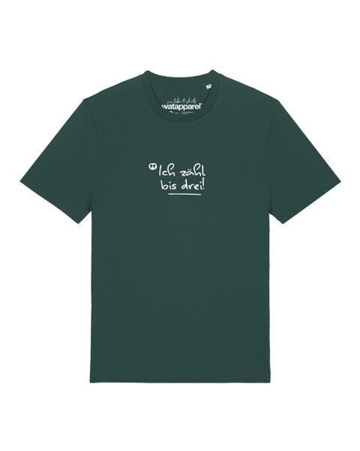 watapparel T-Shirt Unisex Ich zähl bis drei – Ansicht 2