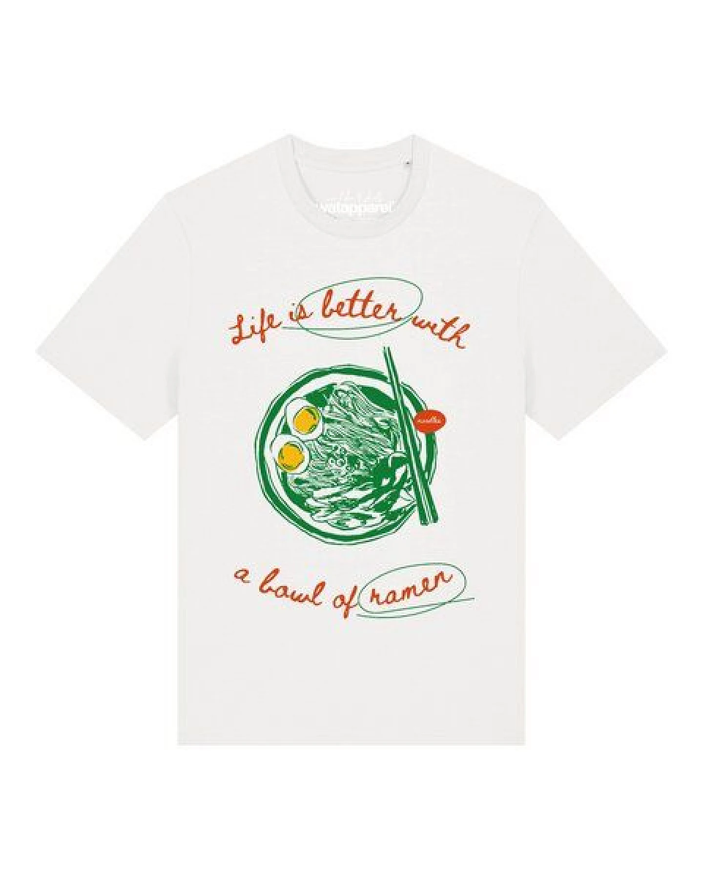 watapparel T-Shirt Unisex Life is better with ramen – Ansicht 2