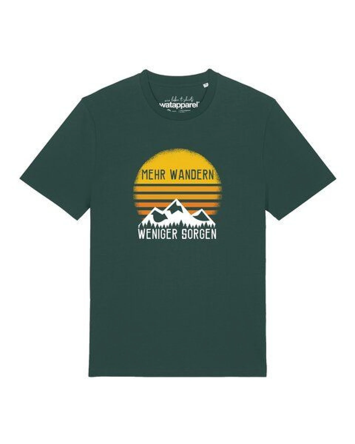 watapparel T-Shirt Unisex Mehr Wandern – Ansicht 2