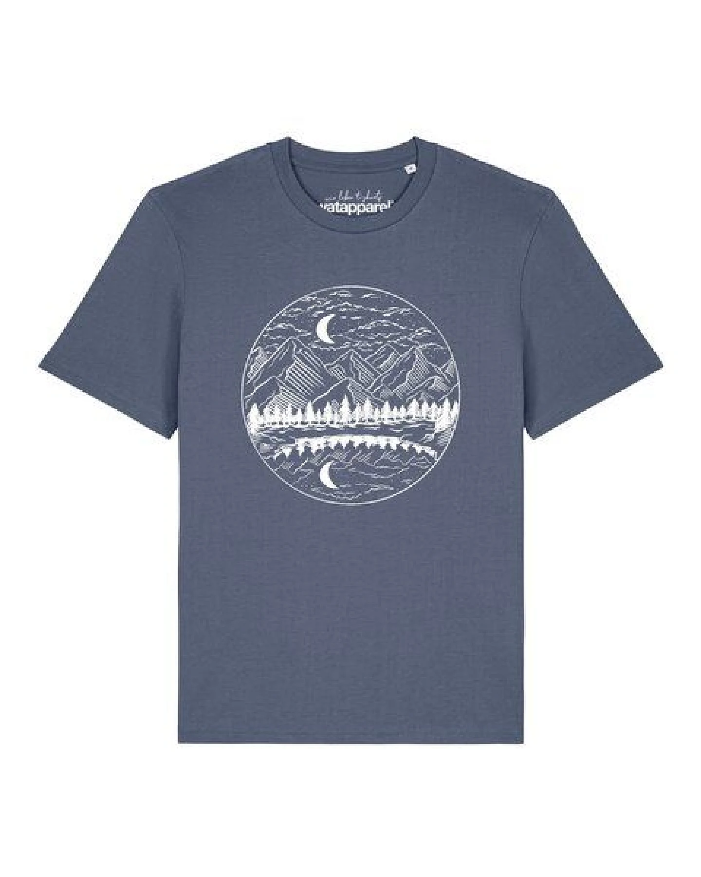 watapparel T-Shirt Unisex Mountains by night – Ansicht 2