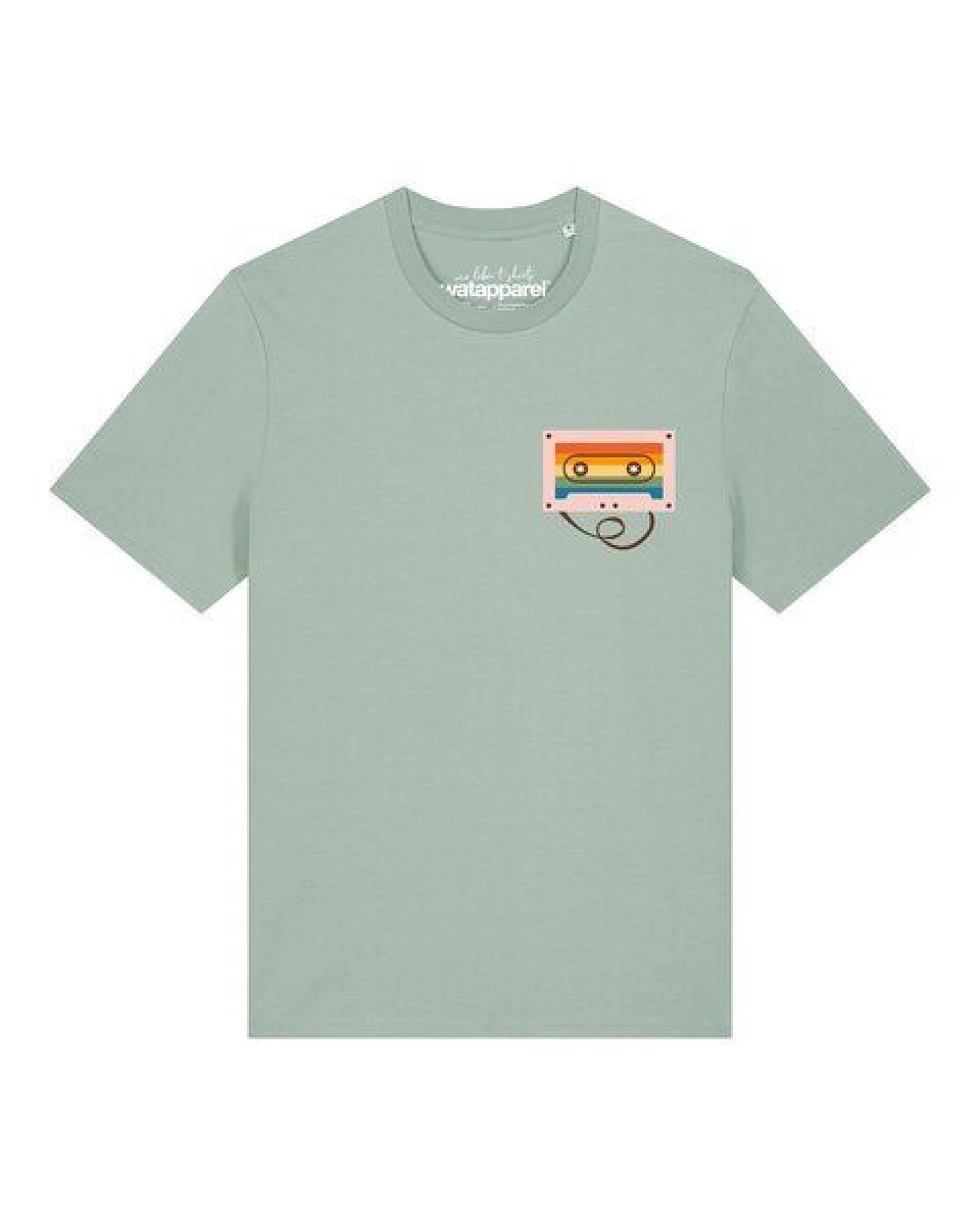 watapparel T-Shirt Unisex Rainbow Cassette – Ansicht 2