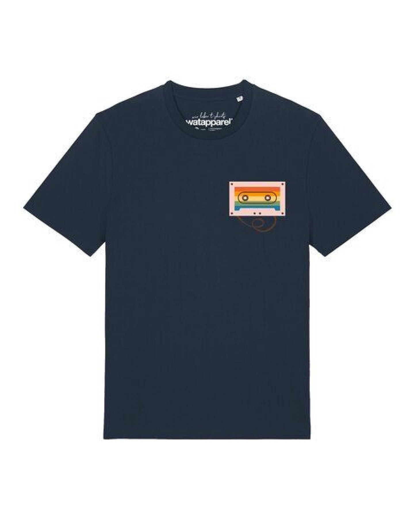 watapparel T-Shirt Unisex Rainbow Cassette – Ansicht 2