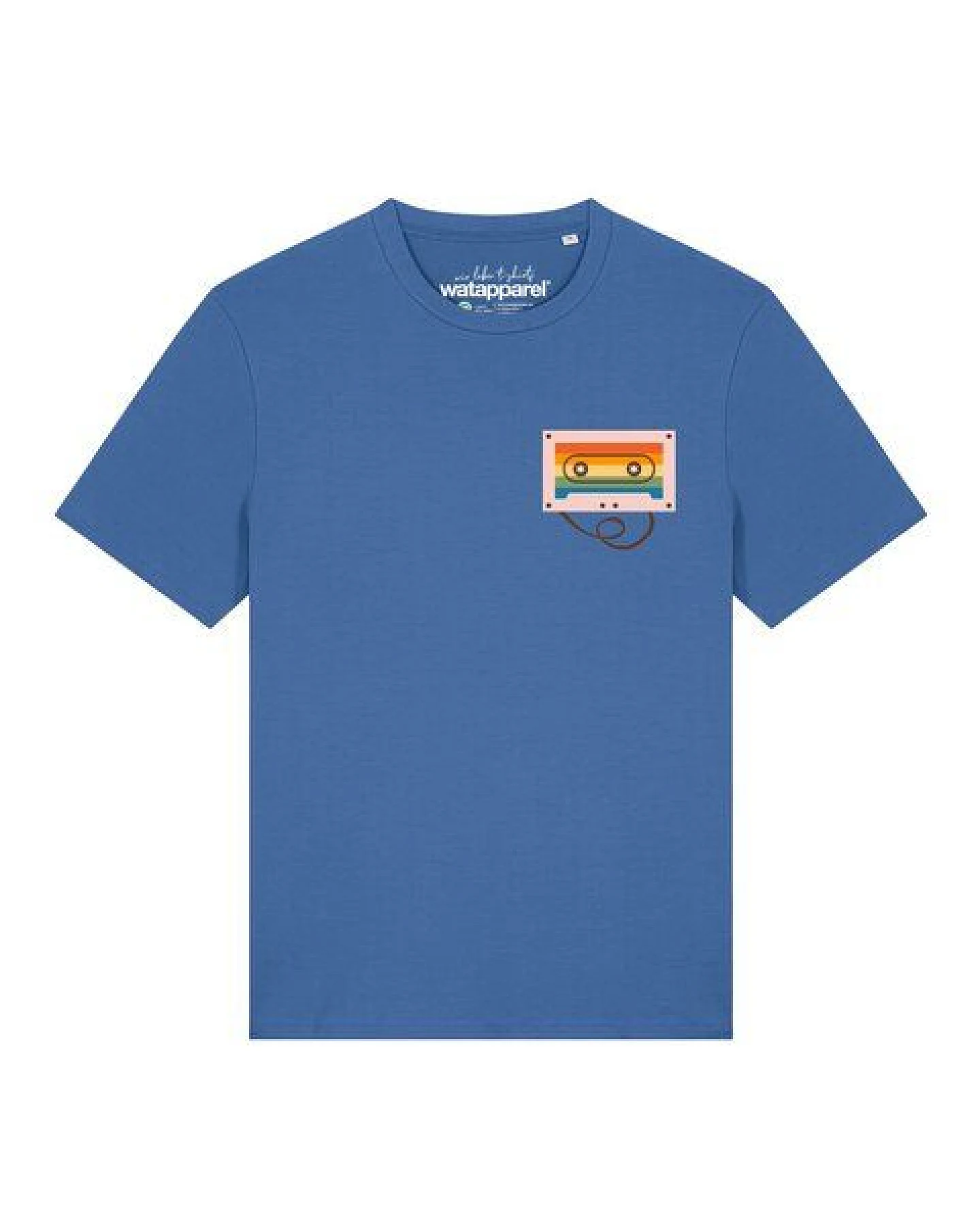 watapparel T-Shirt Unisex Rainbow Cassette – Ansicht 2