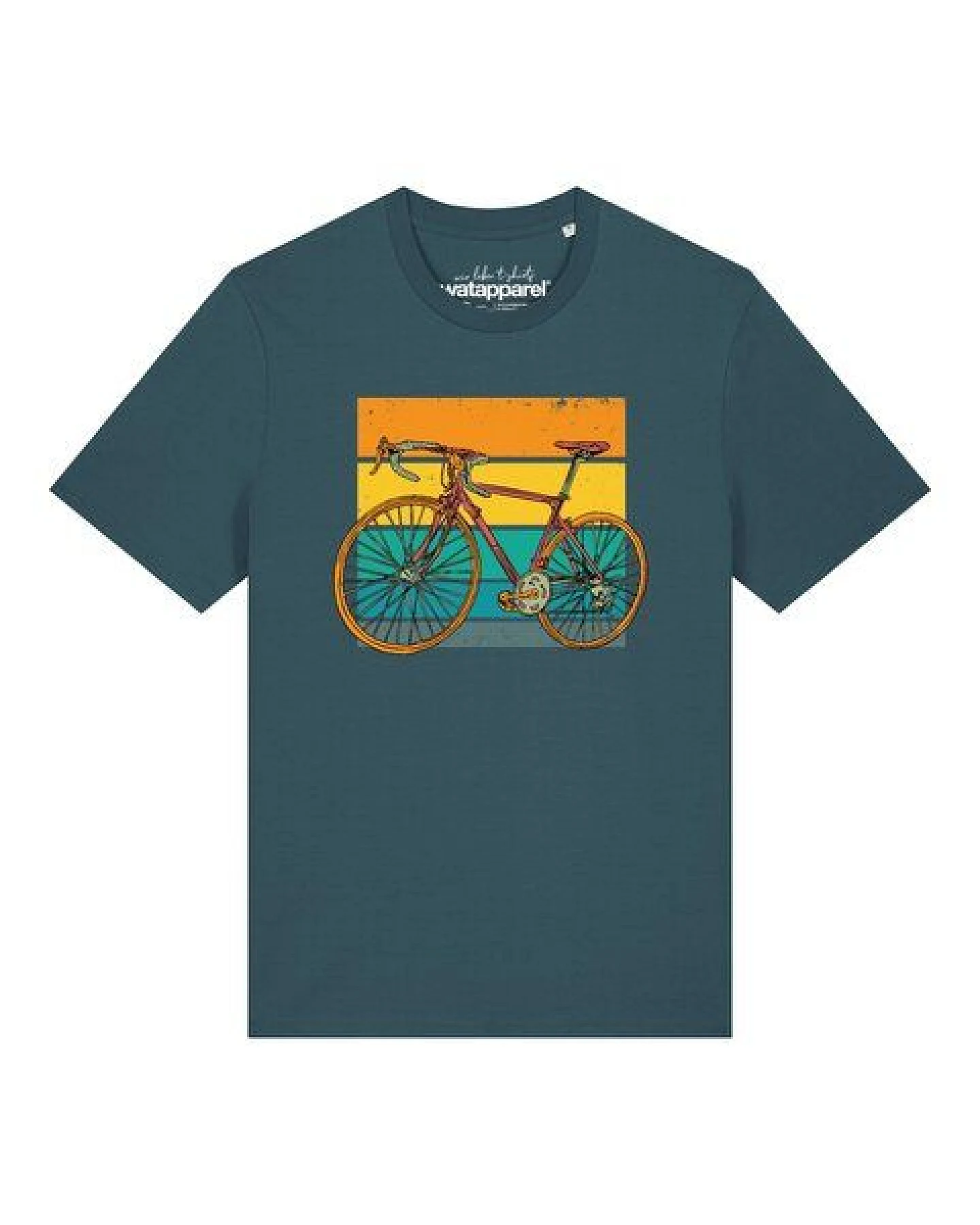 watapparel T-Shirt Unisex Retro Bike – Ansicht 2