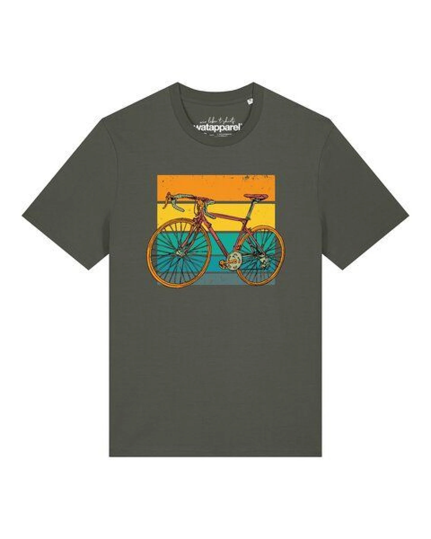 watapparel T-Shirt Unisex Retro Bike – Ansicht 2