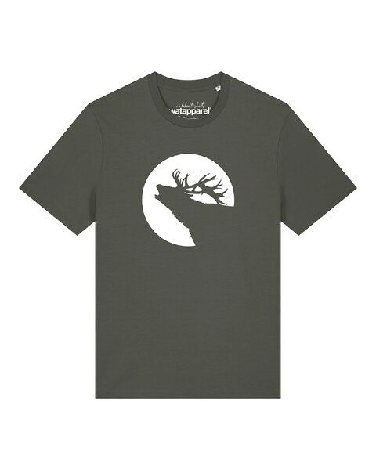 watapparel T-Shirt Unisex Röhrender Hirsch – Ansicht 2