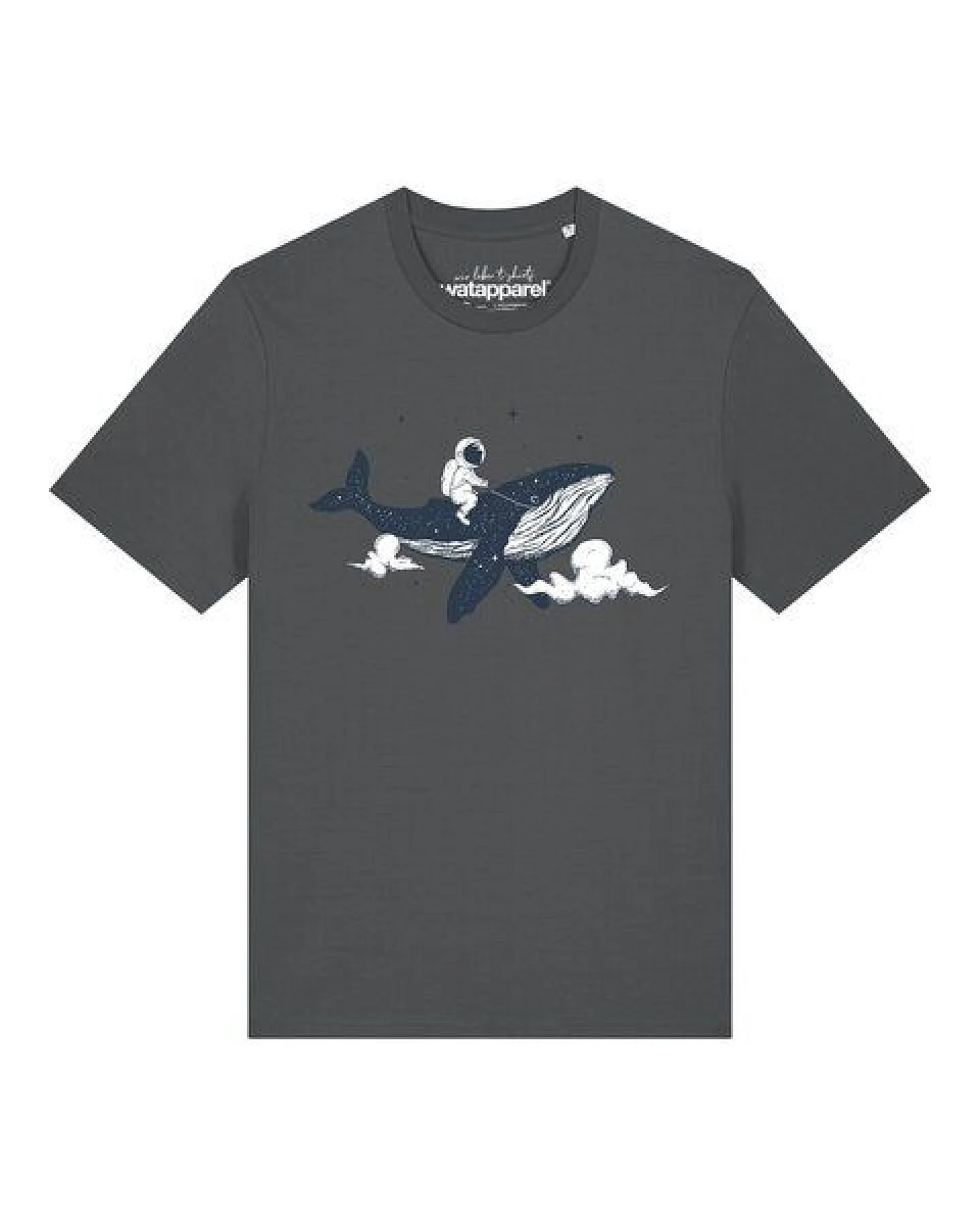 watapparel T-Shirt Unisex Spacewhale – Ansicht 2