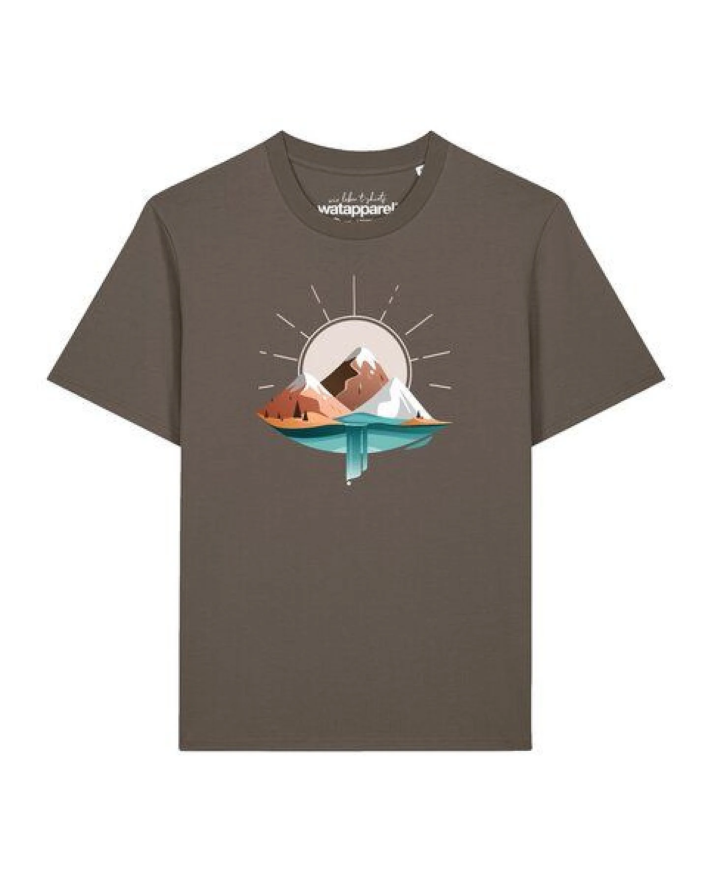watapparel T-Shirt Unisex Sunrise & Lake – Ansicht 2