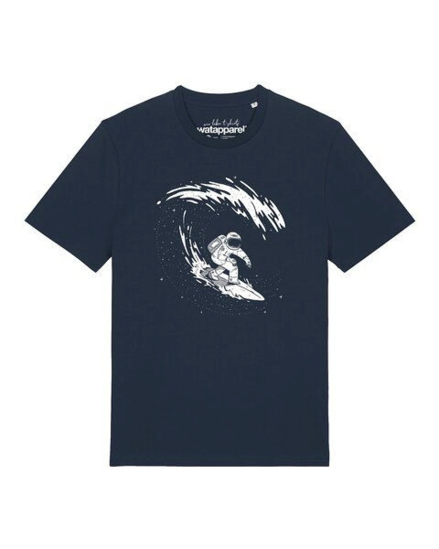 watapparel T-Shirt Unisex Surfing Spaceman – Ansicht 2