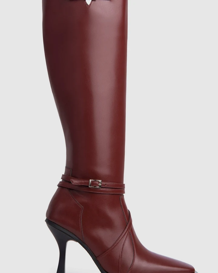 Prev Damen vegan Stiefel Alicia Burgundy