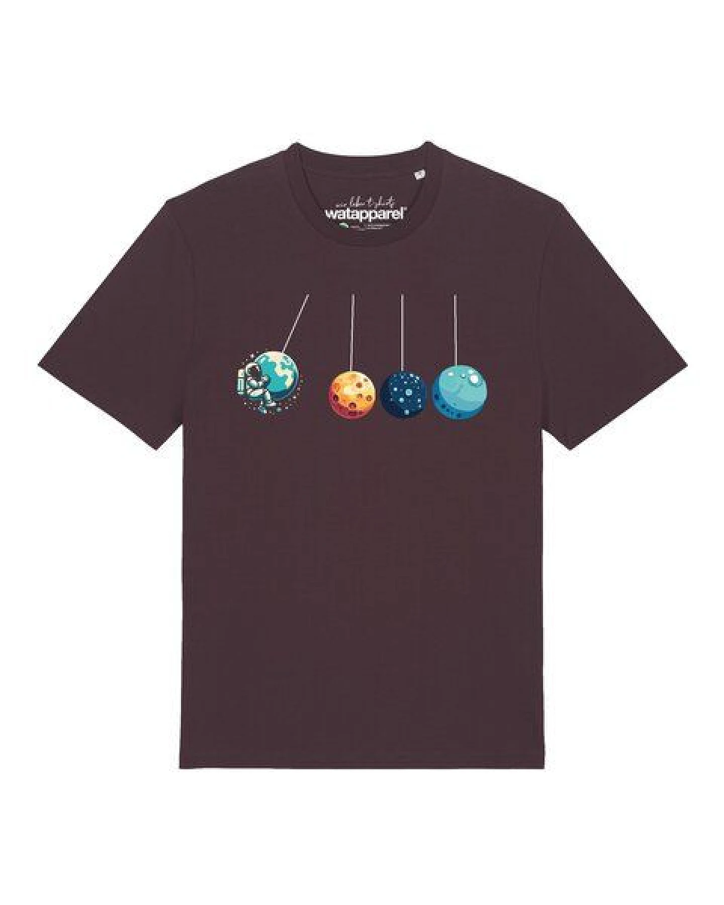 watapparel T-Shirt Unisex Weltraumforscher – Ansicht 2